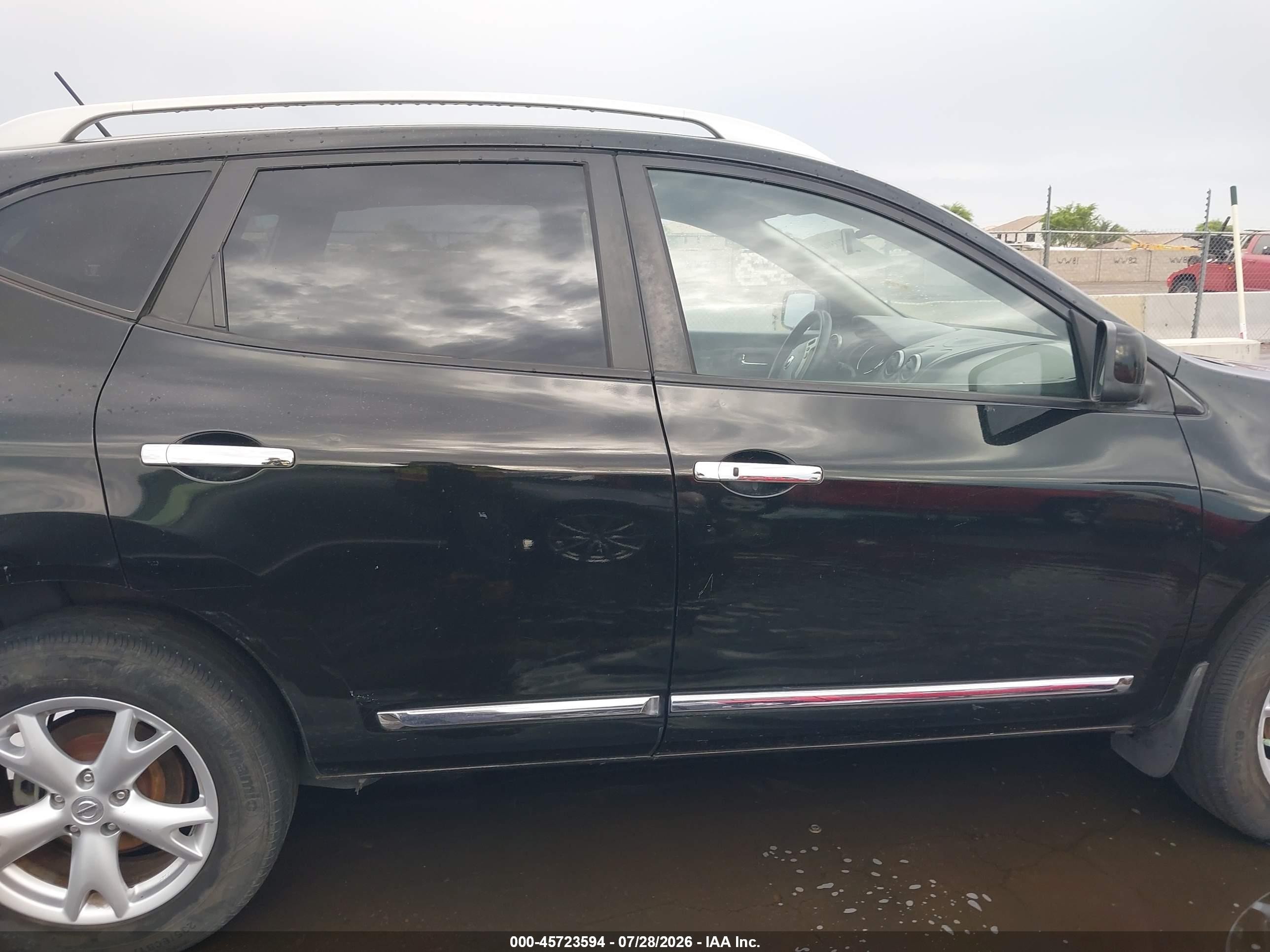 2011 Nissan Rogue Sv Black vin: JN8AS5MV9BW687551