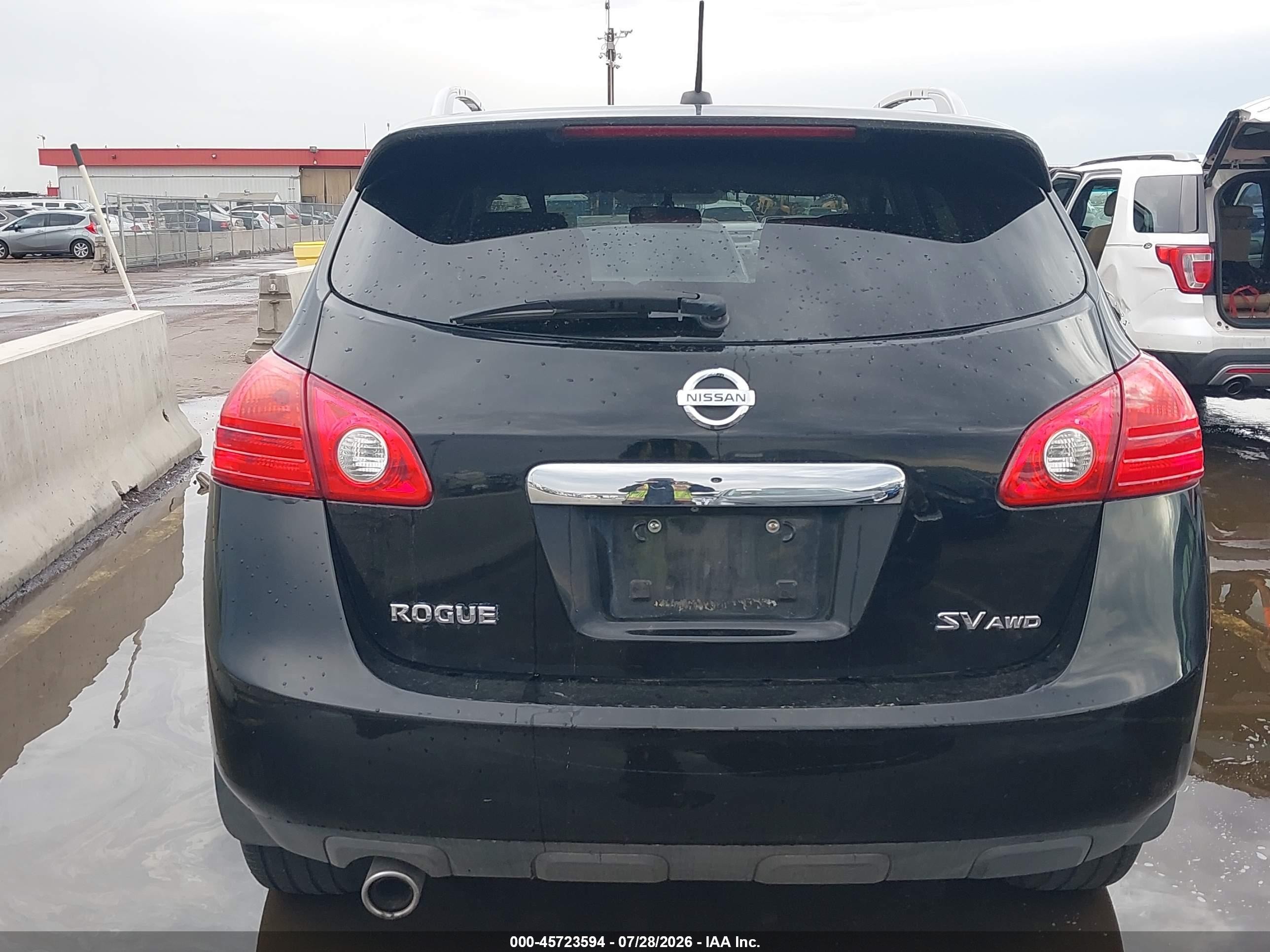 2011 Nissan Rogue Sv Black vin: JN8AS5MV9BW687551