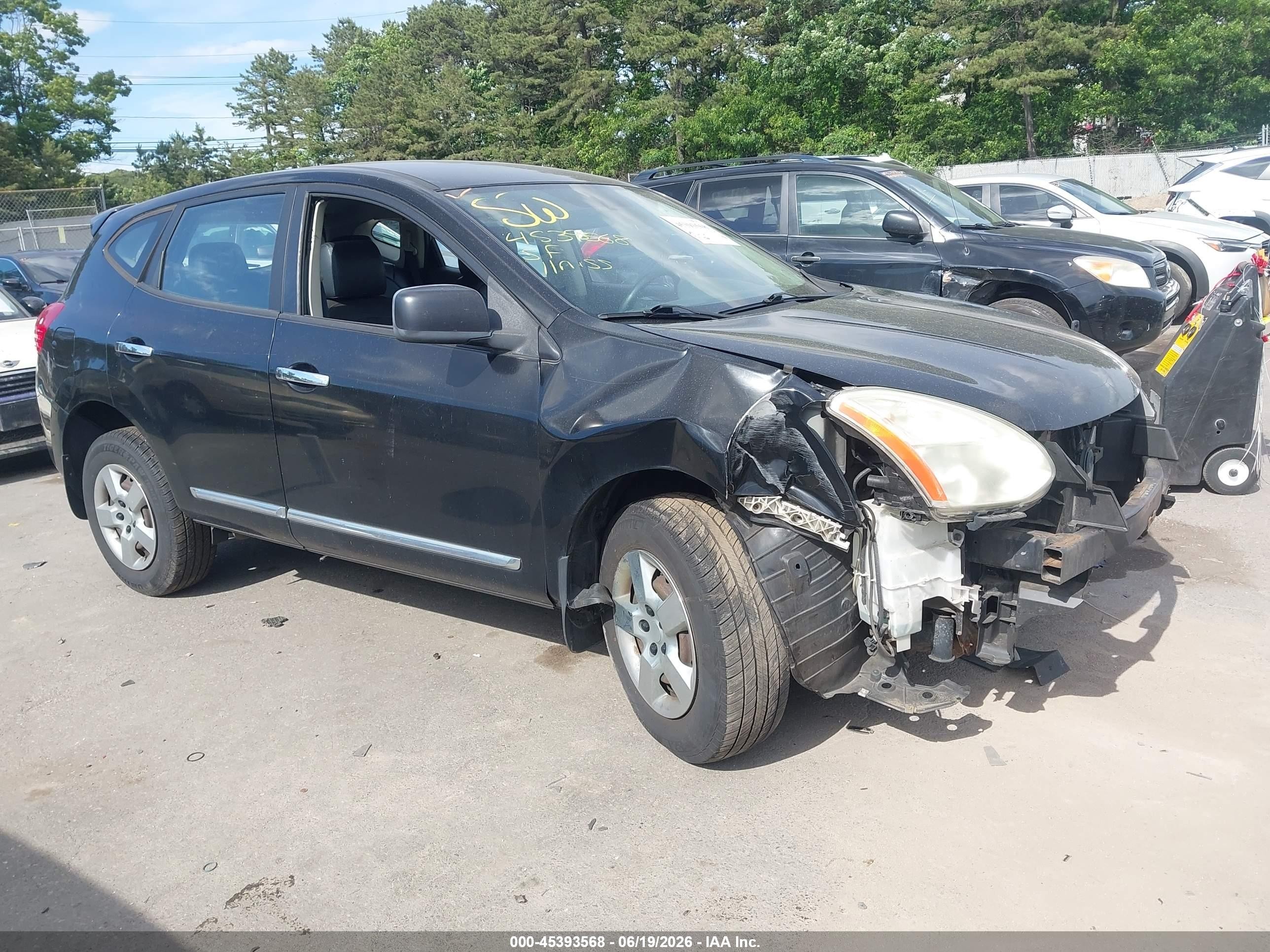 2011 Nissan Rogue S Черный vin: JN8AS5MV9BW689865