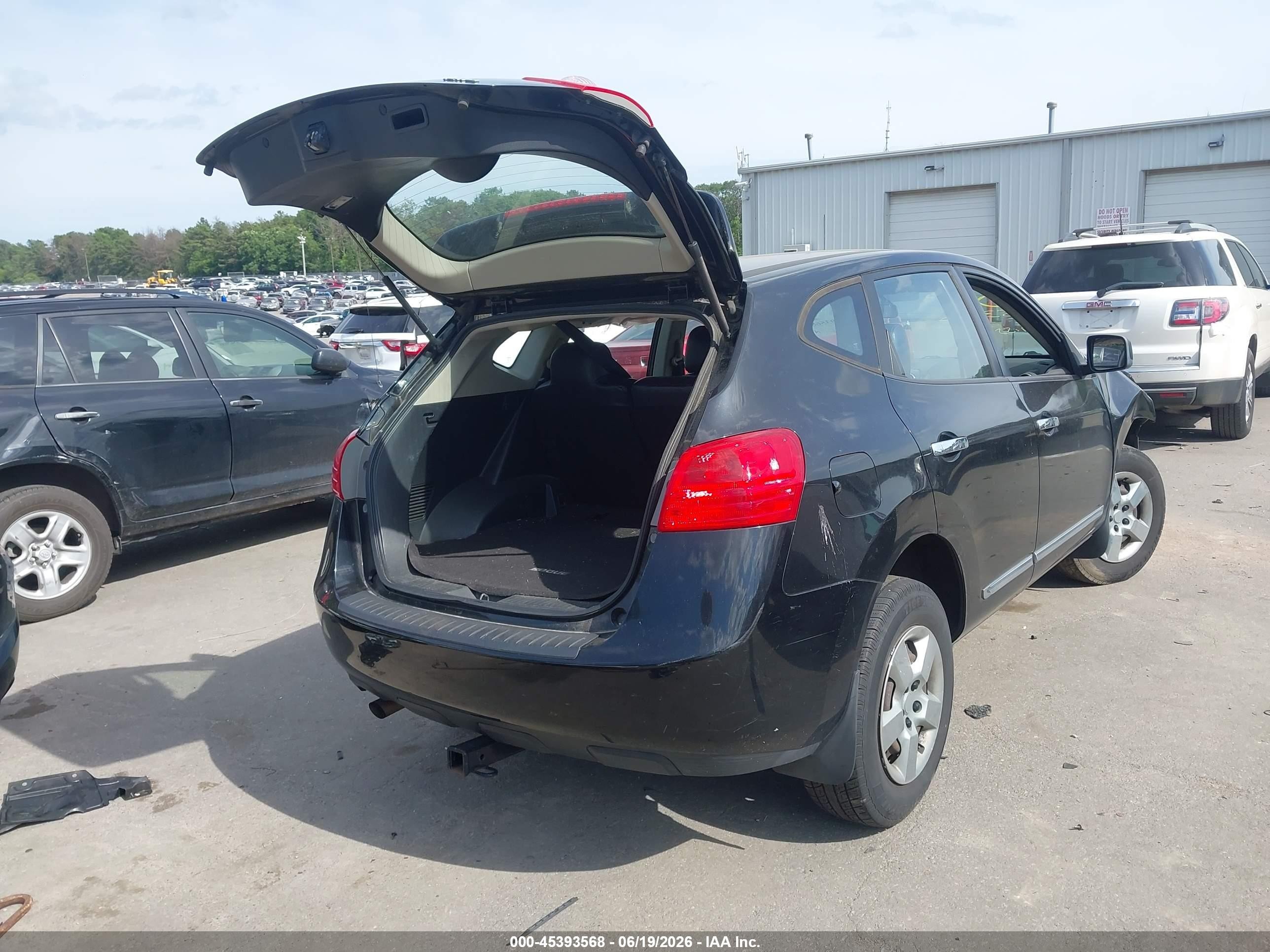 2011 Nissan Rogue S Черный vin: JN8AS5MV9BW689865