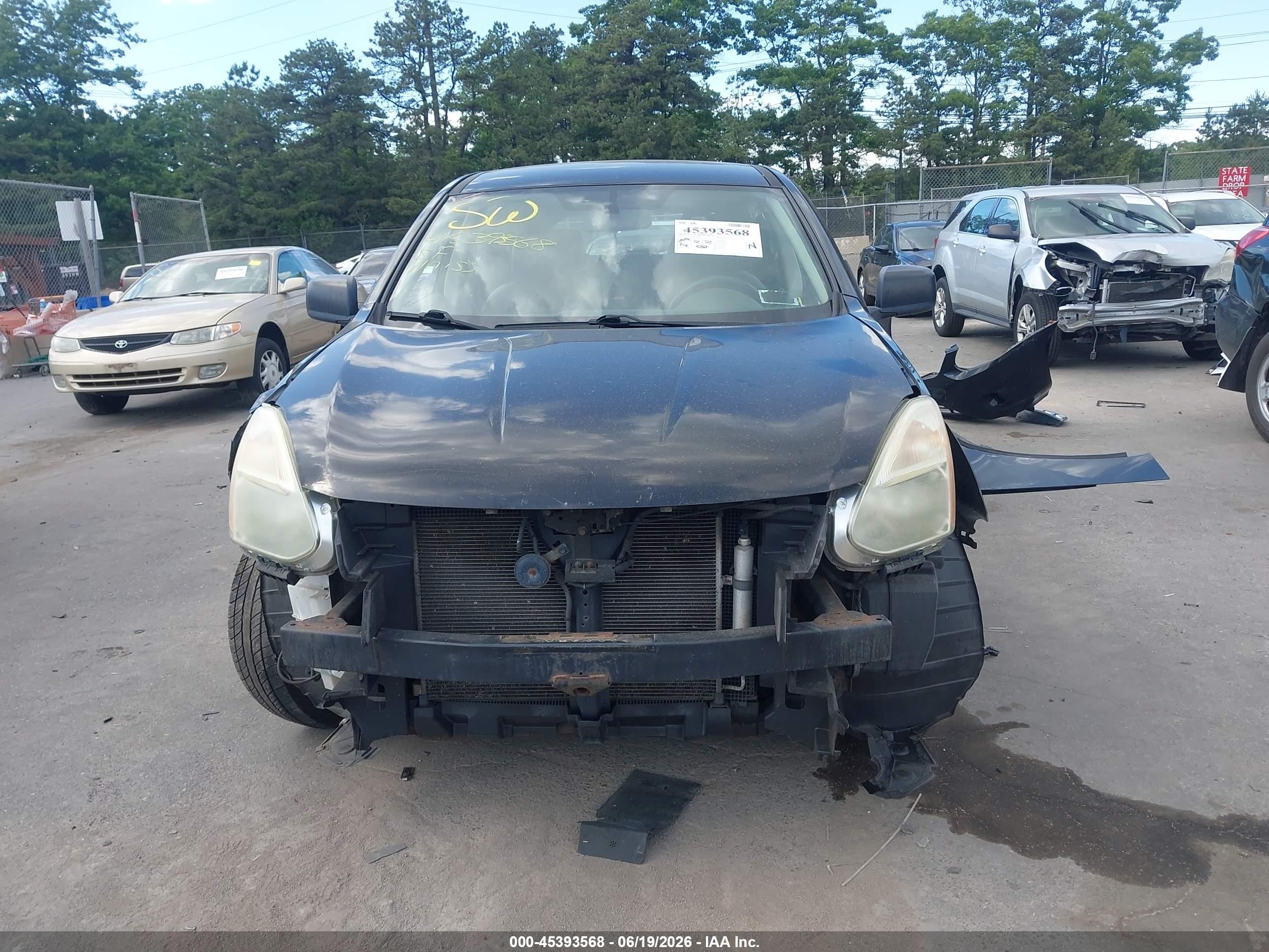 2011 Nissan Rogue S Черный vin: JN8AS5MV9BW689865