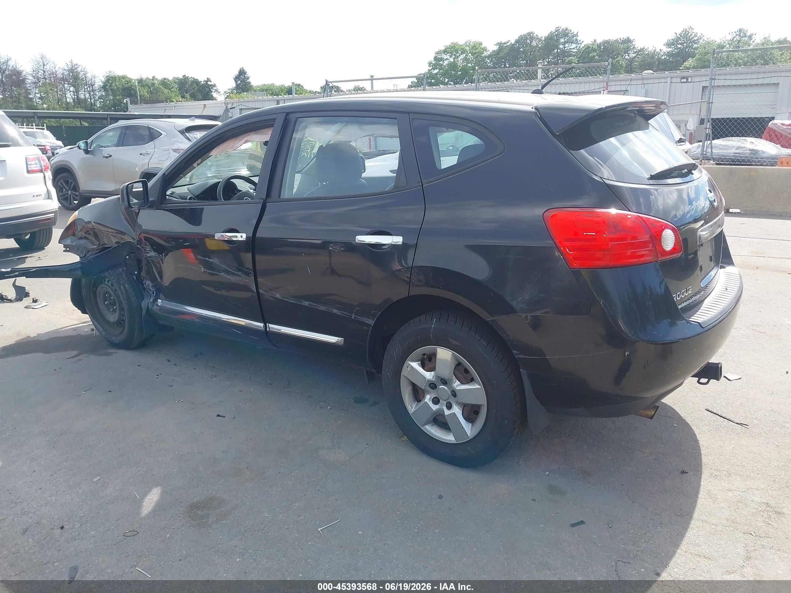2011 Nissan Rogue S Черный vin: JN8AS5MV9BW689865