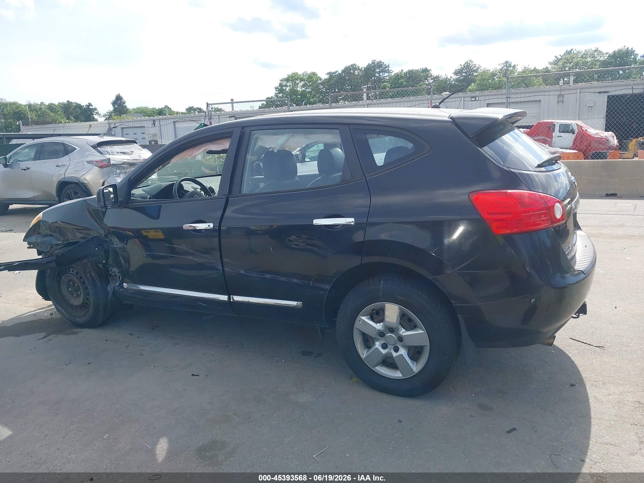 2011 Nissan Rogue S Черный vin: JN8AS5MV9BW689865