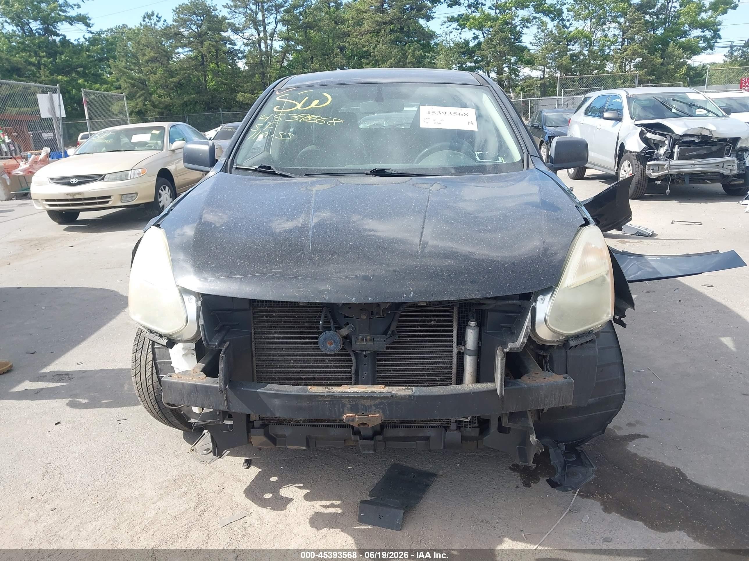2011 Nissan Rogue S Черный vin: JN8AS5MV9BW689865