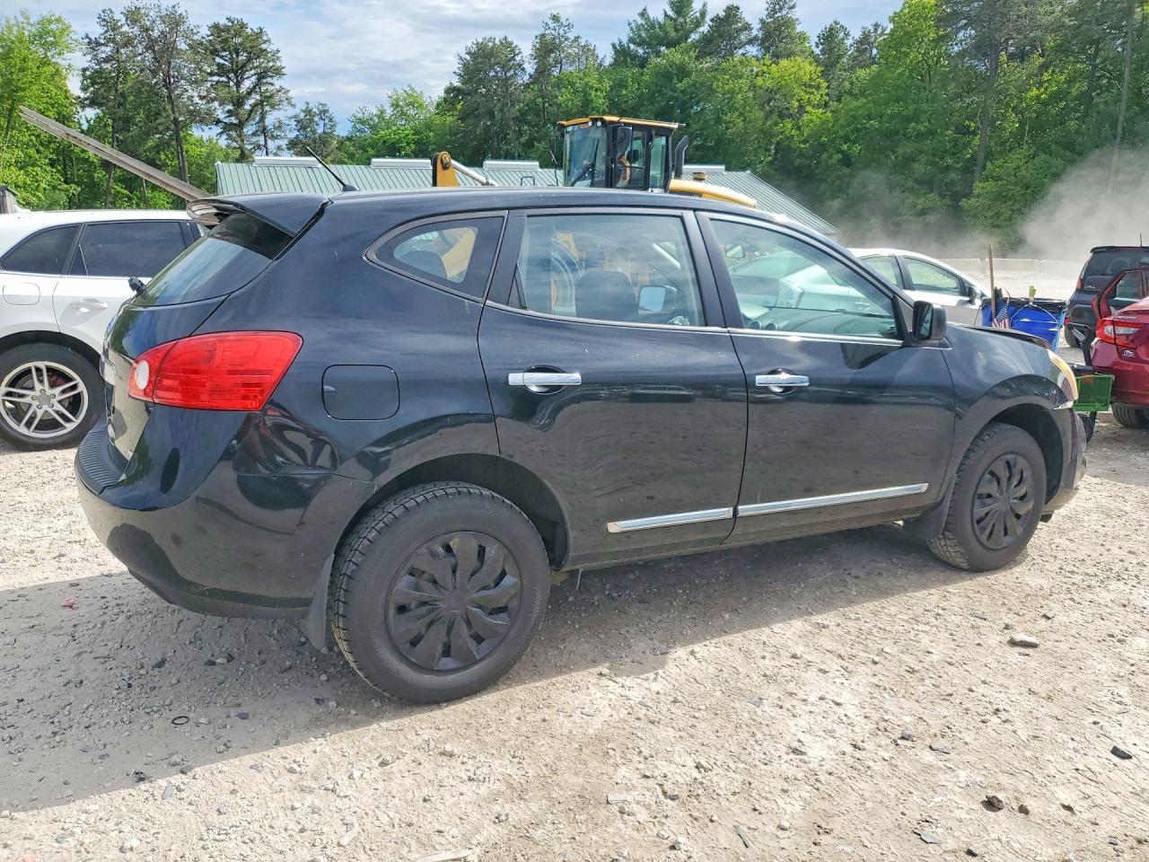 2011 Nissan Rogue S Black vin: JN8AS5MV9BW689963