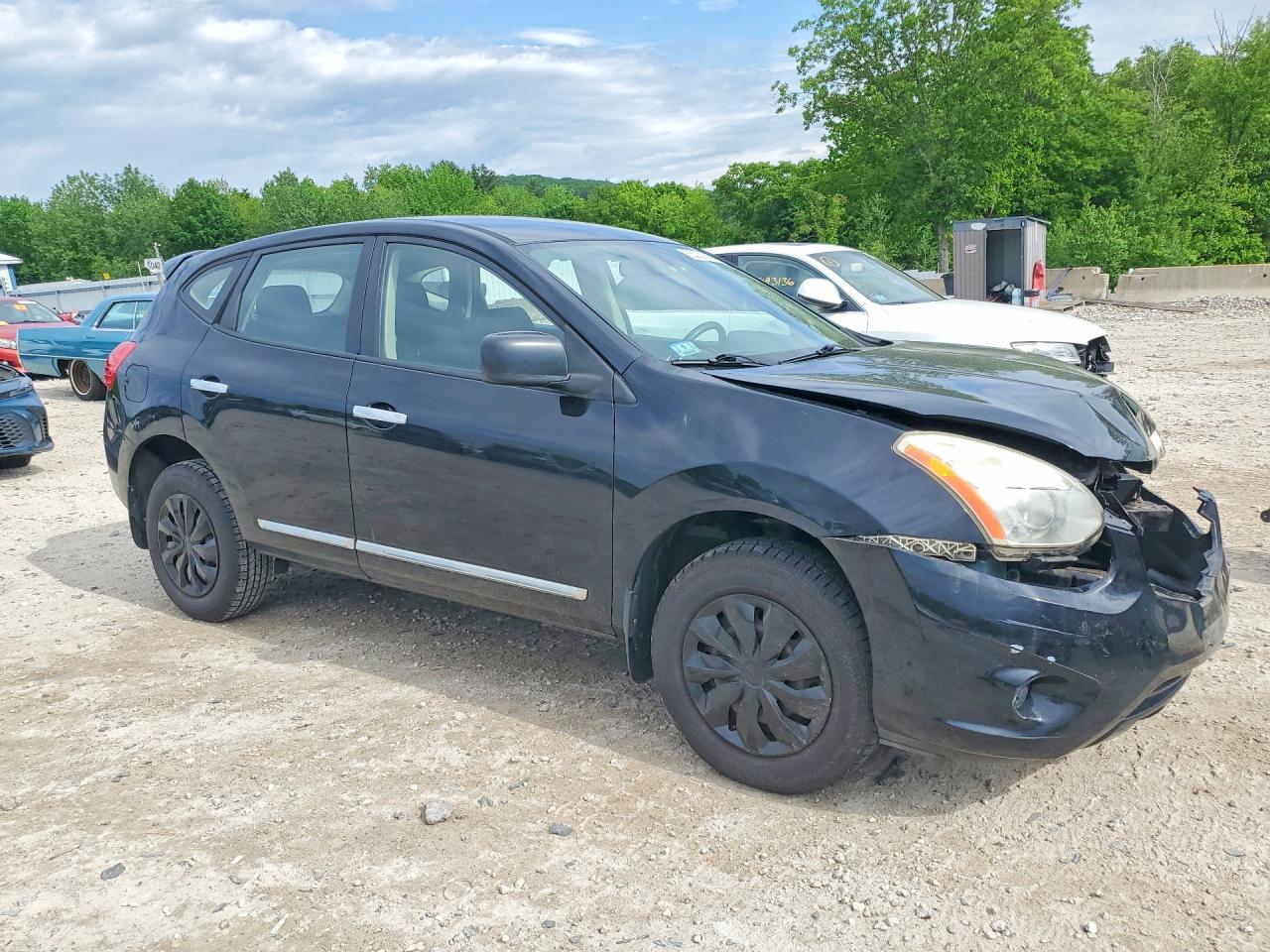 2011 Nissan Rogue S Black vin: JN8AS5MV9BW689963