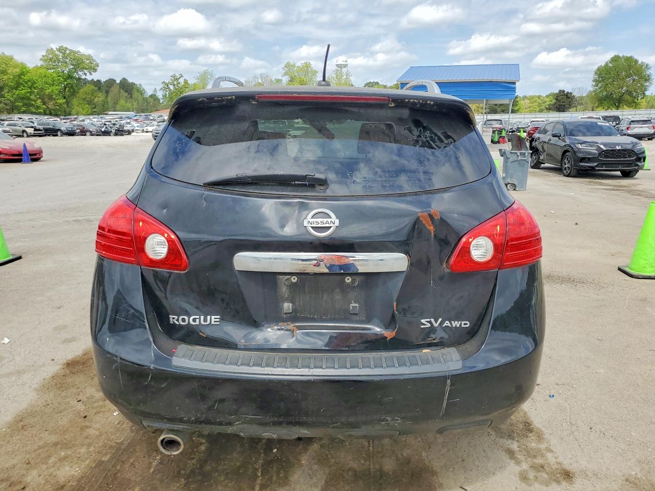 2011 Nissan Rogue S Black vin: JN8AS5MV9BW690434