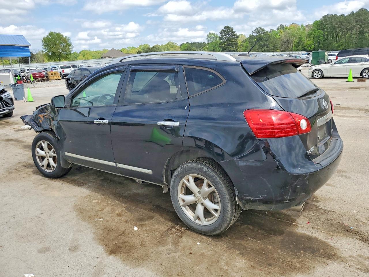2011 Nissan Rogue S Black vin: JN8AS5MV9BW690434