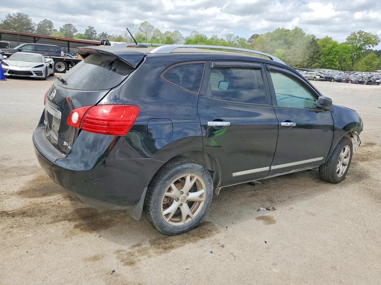 2011 Nissan Rogue S Black vin: JN8AS5MV9BW690434