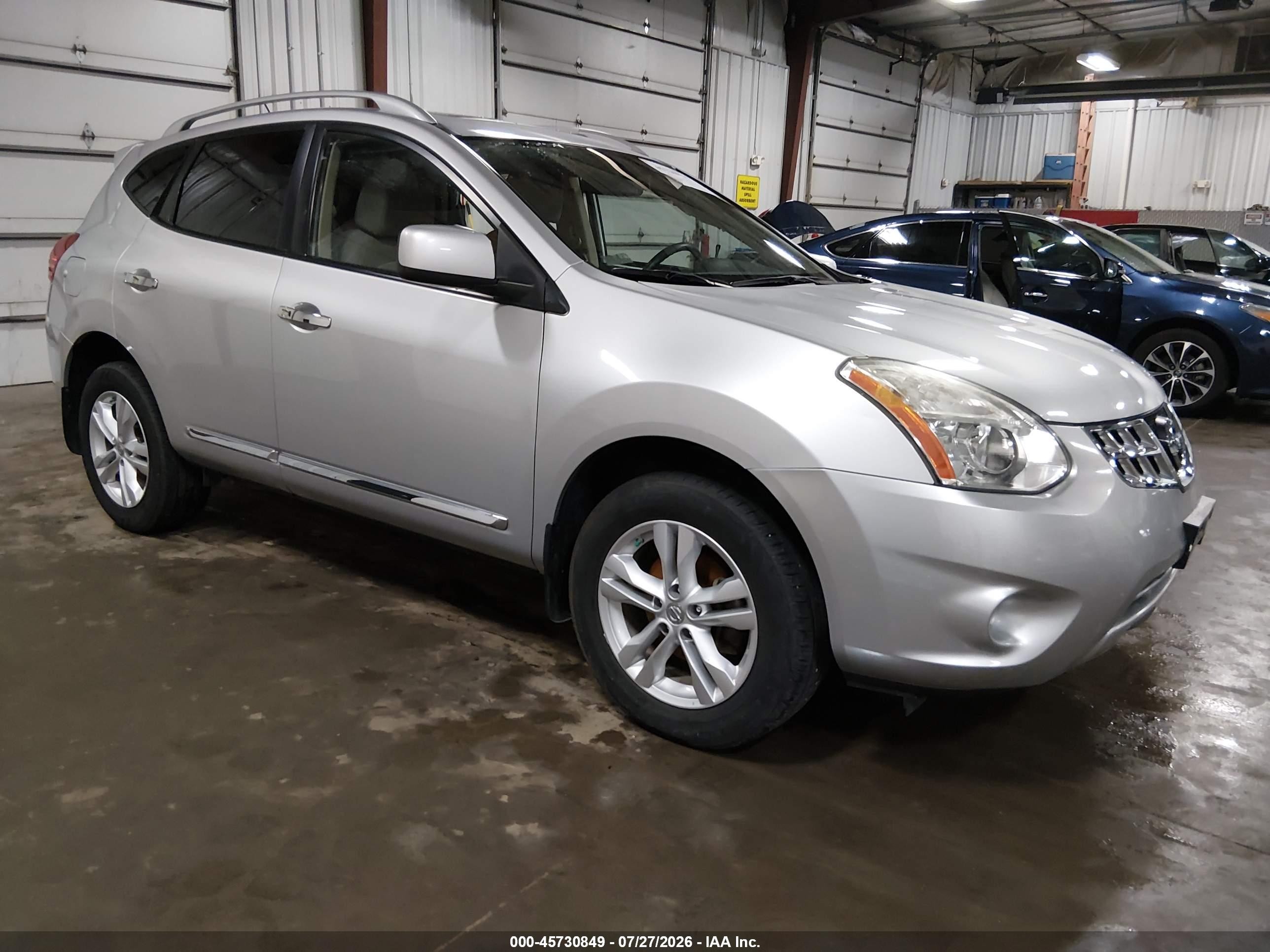2012 Nissan Rogue Sv Tan vin: JN8AS5MV9CW352663