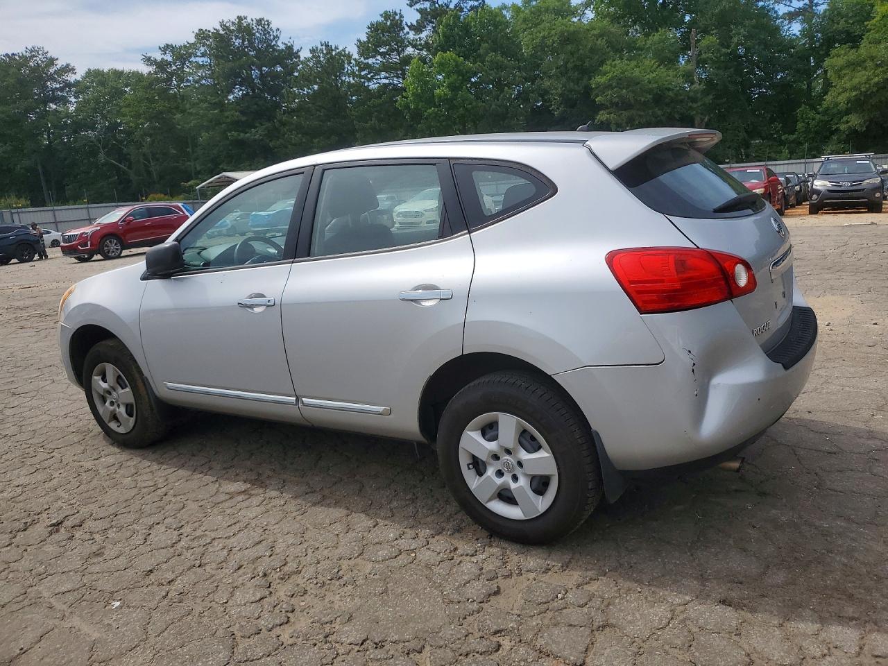 2012 Nissan Rogue S Silver vin: JN8AS5MV9CW360116