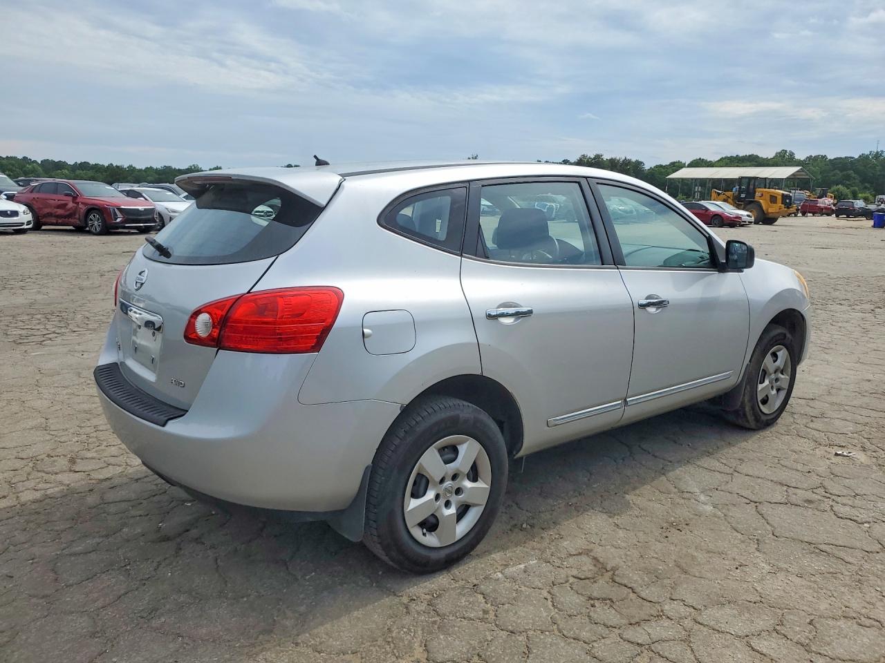 2012 Nissan Rogue S Silver vin: JN8AS5MV9CW360116