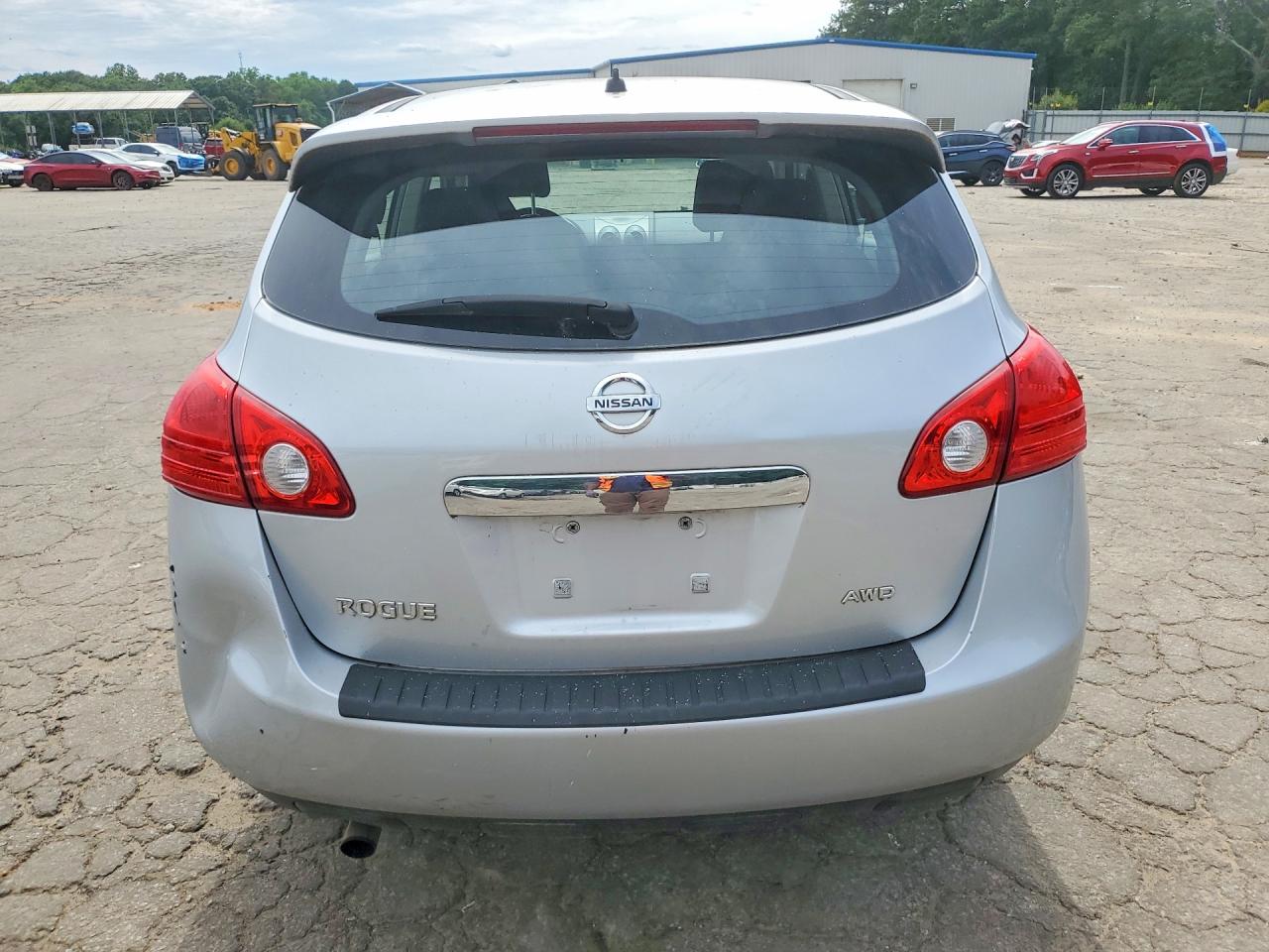 2012 Nissan Rogue S Silver vin: JN8AS5MV9CW360116