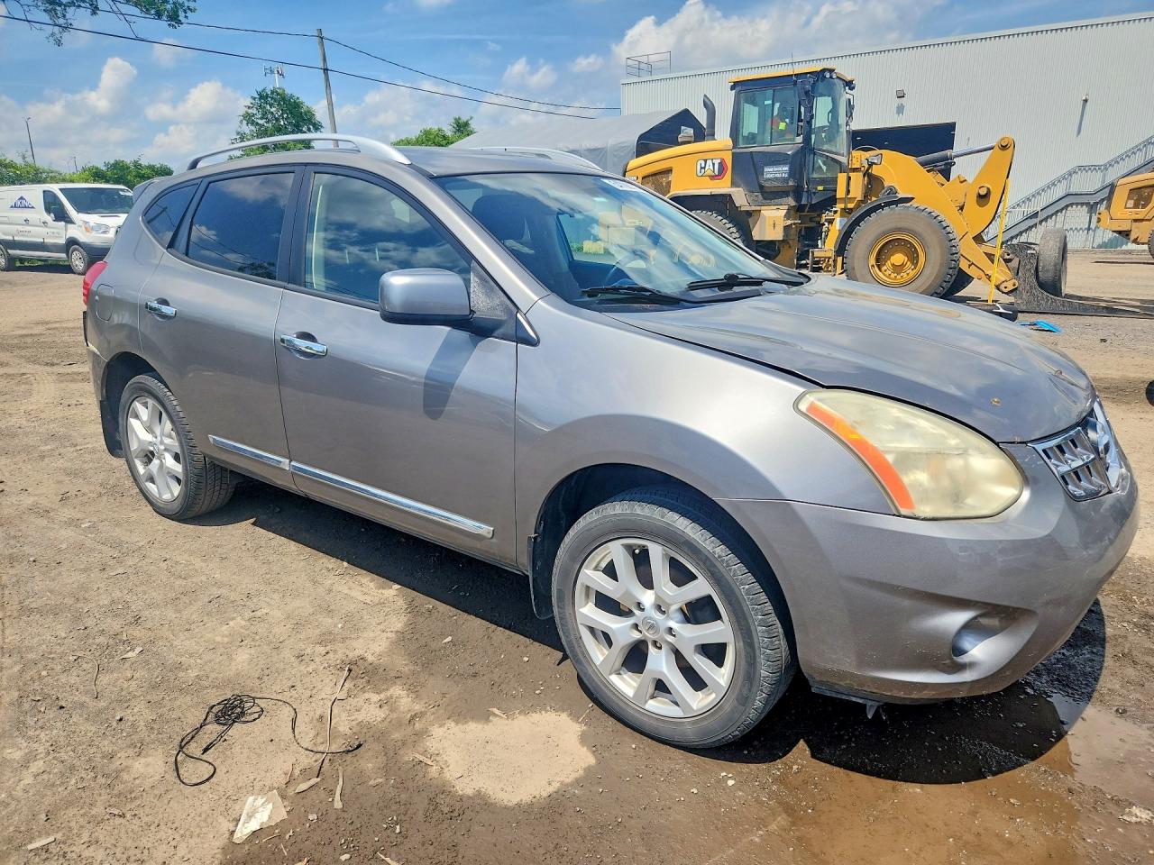2012 Nissan Rogue S Gray vin: JN8AS5MV9CW367499