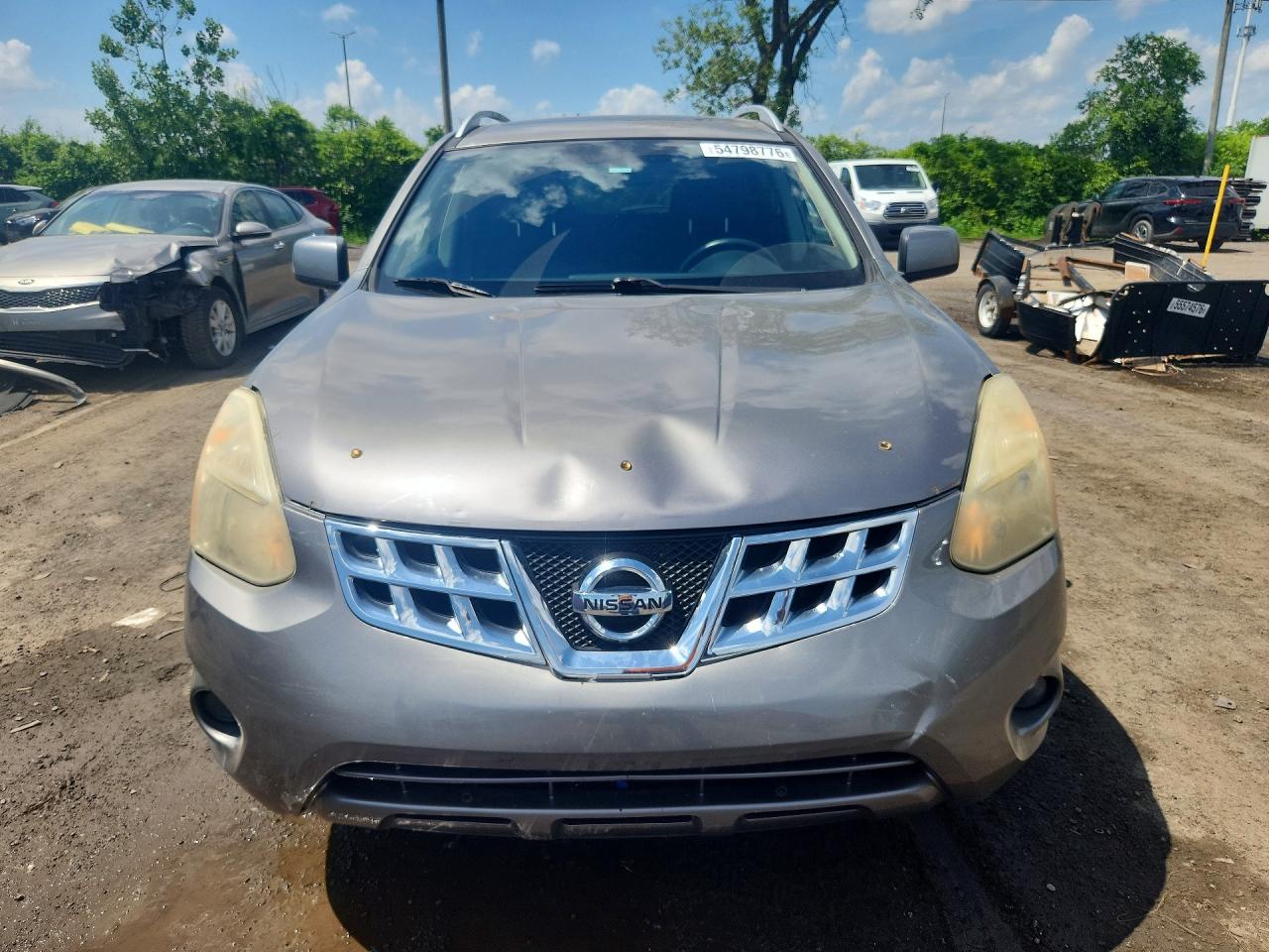 2012 Nissan Rogue S Gray vin: JN8AS5MV9CW367499