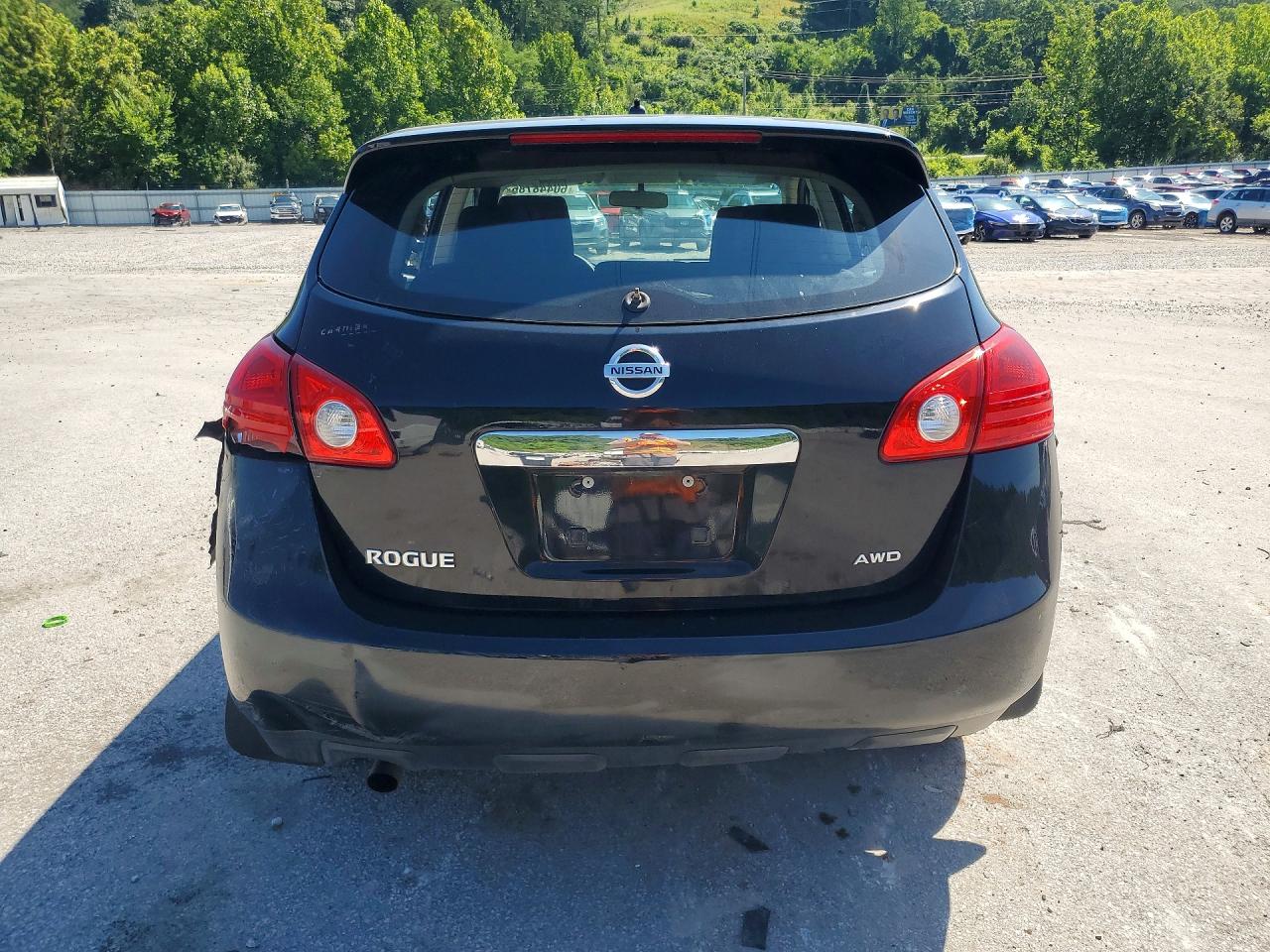 2012 Nissan Rogue S Черный vin: JN8AS5MV9CW381953