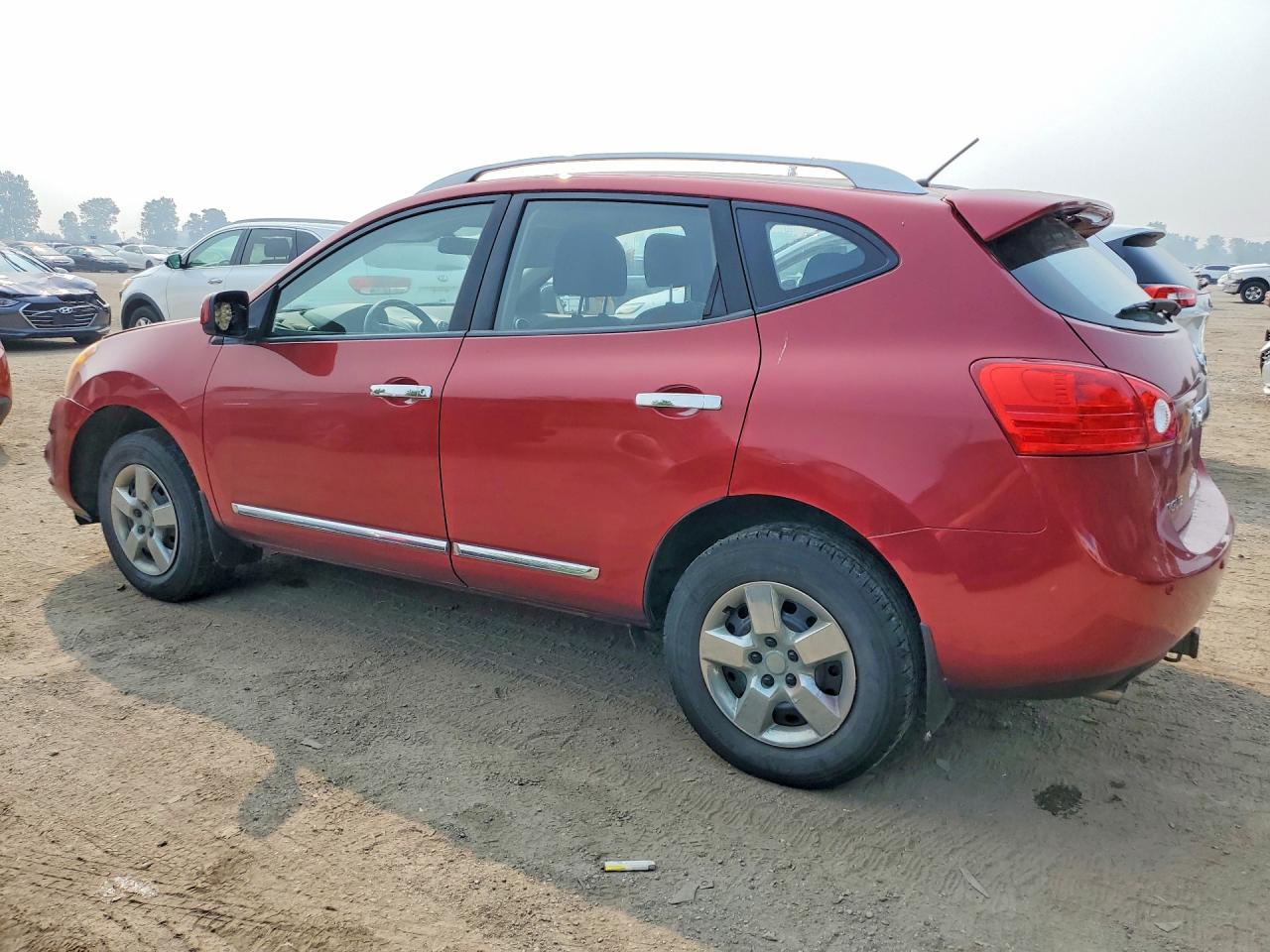 2012 Nissan Rogue S Red vin: JN8AS5MV9CW383413