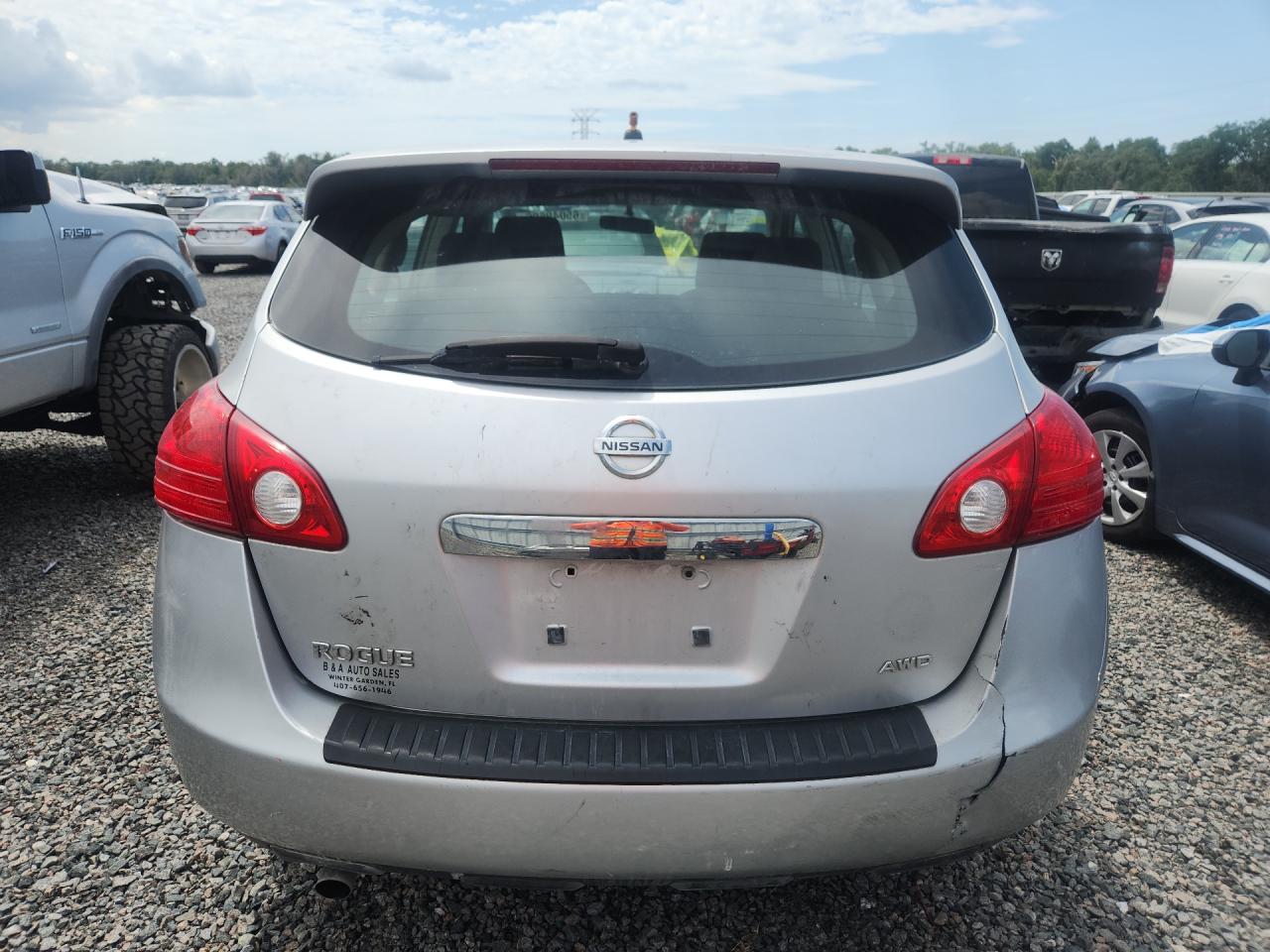 2012 Nissan Rogue S Silver vin: JN8AS5MV9CW386697