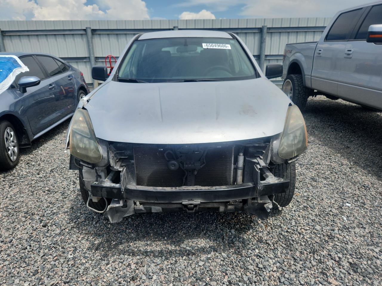 2012 Nissan Rogue S Silver vin: JN8AS5MV9CW386697