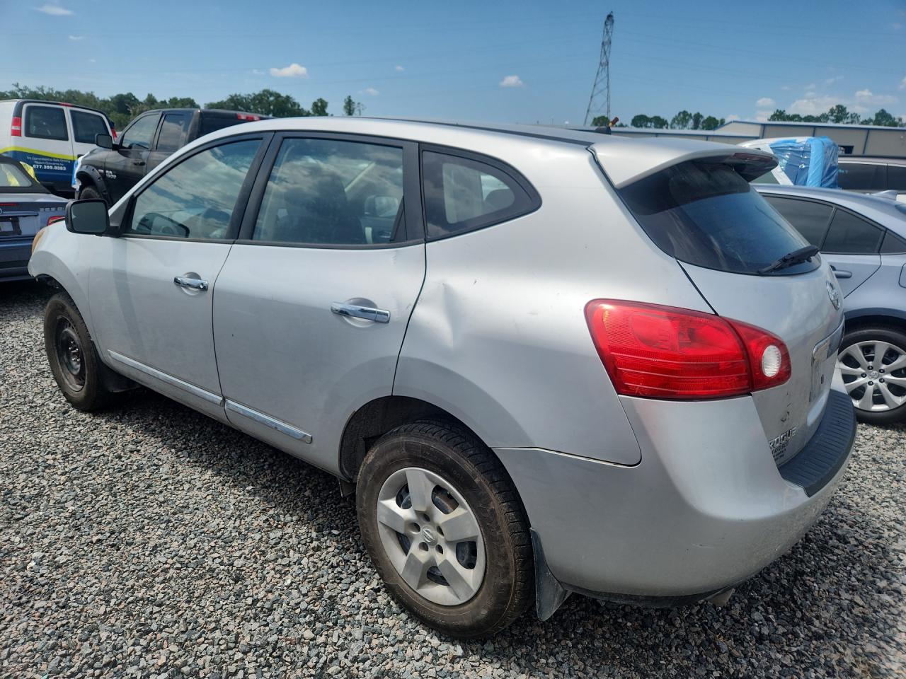 2012 Nissan Rogue S Silver vin: JN8AS5MV9CW386697