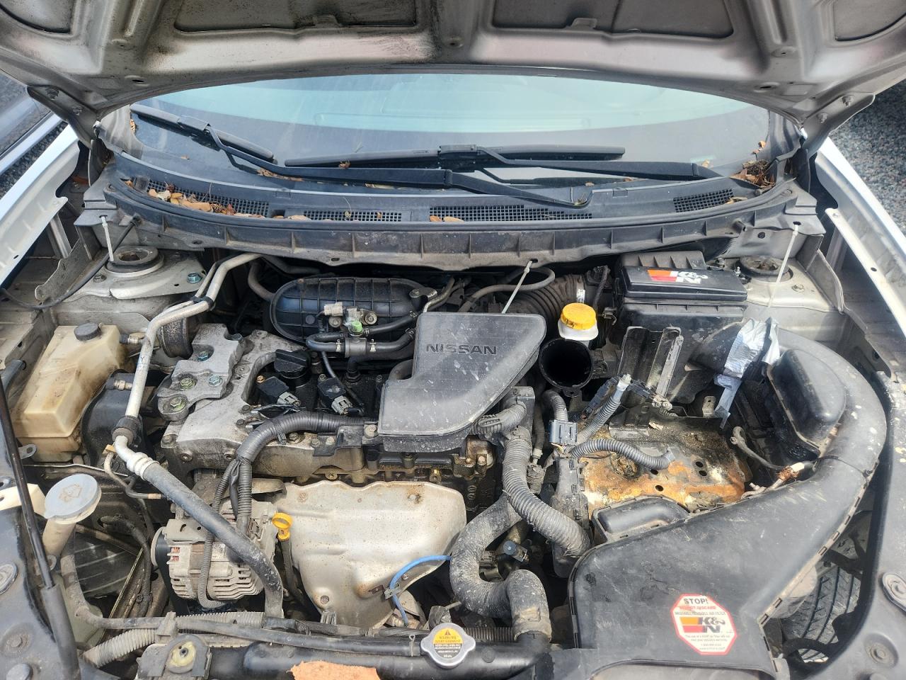 2012 Nissan Rogue S Silver vin: JN8AS5MV9CW386697