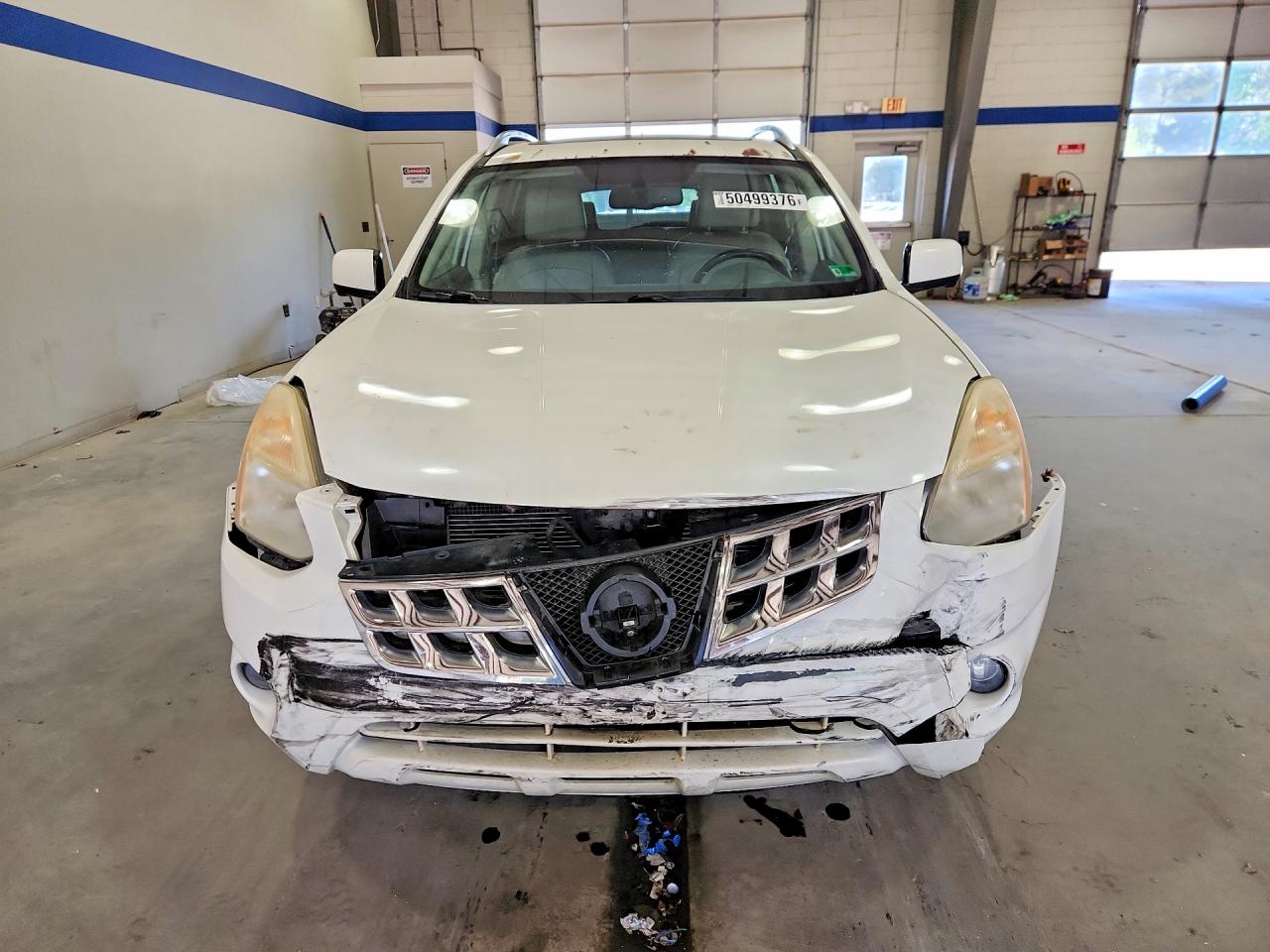 2012 Nissan Rogue S White vin: JN8AS5MV9CW386991