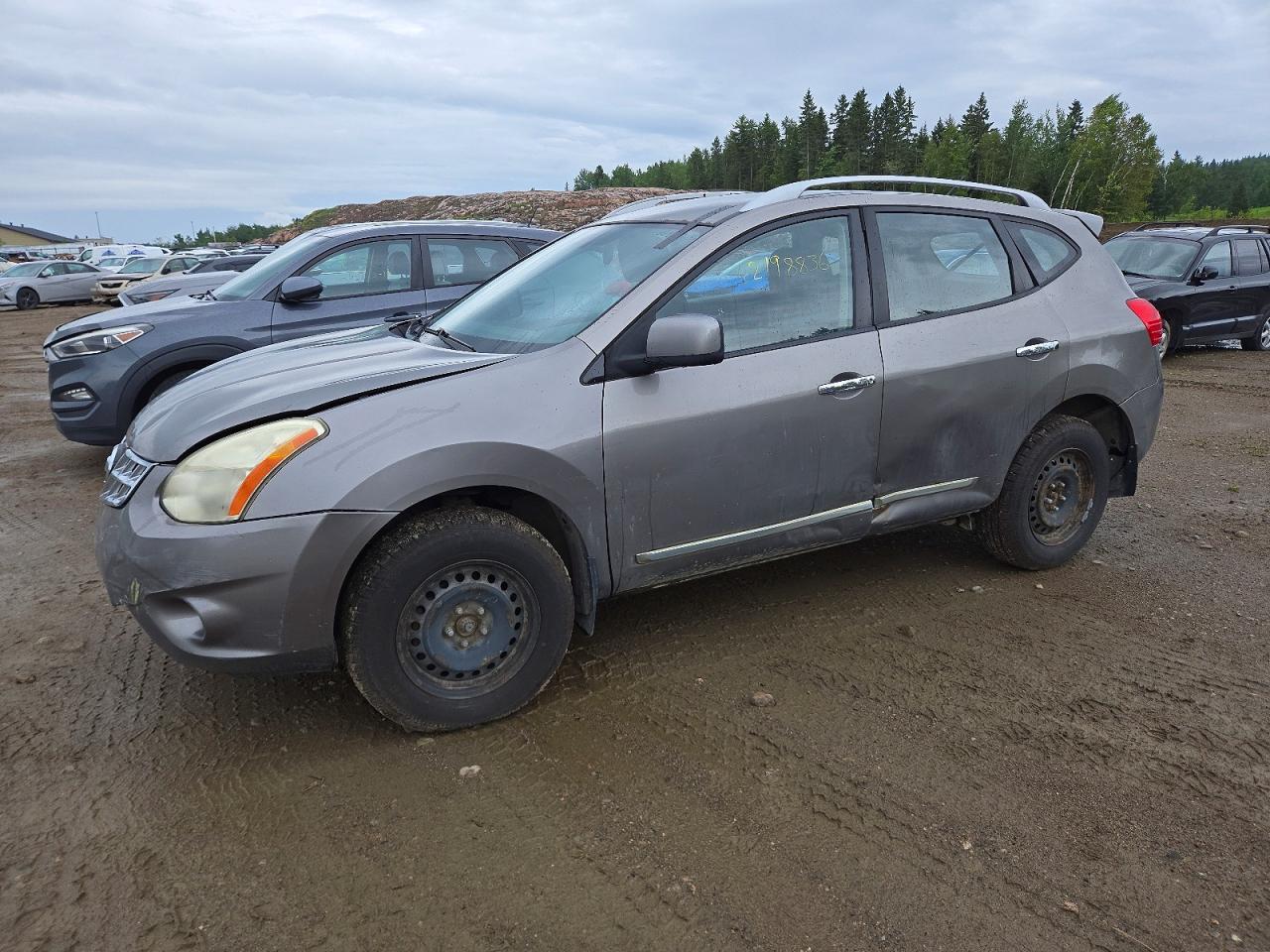 2012 Nissan Rogue S Gray vin: JN8AS5MV9CW387199