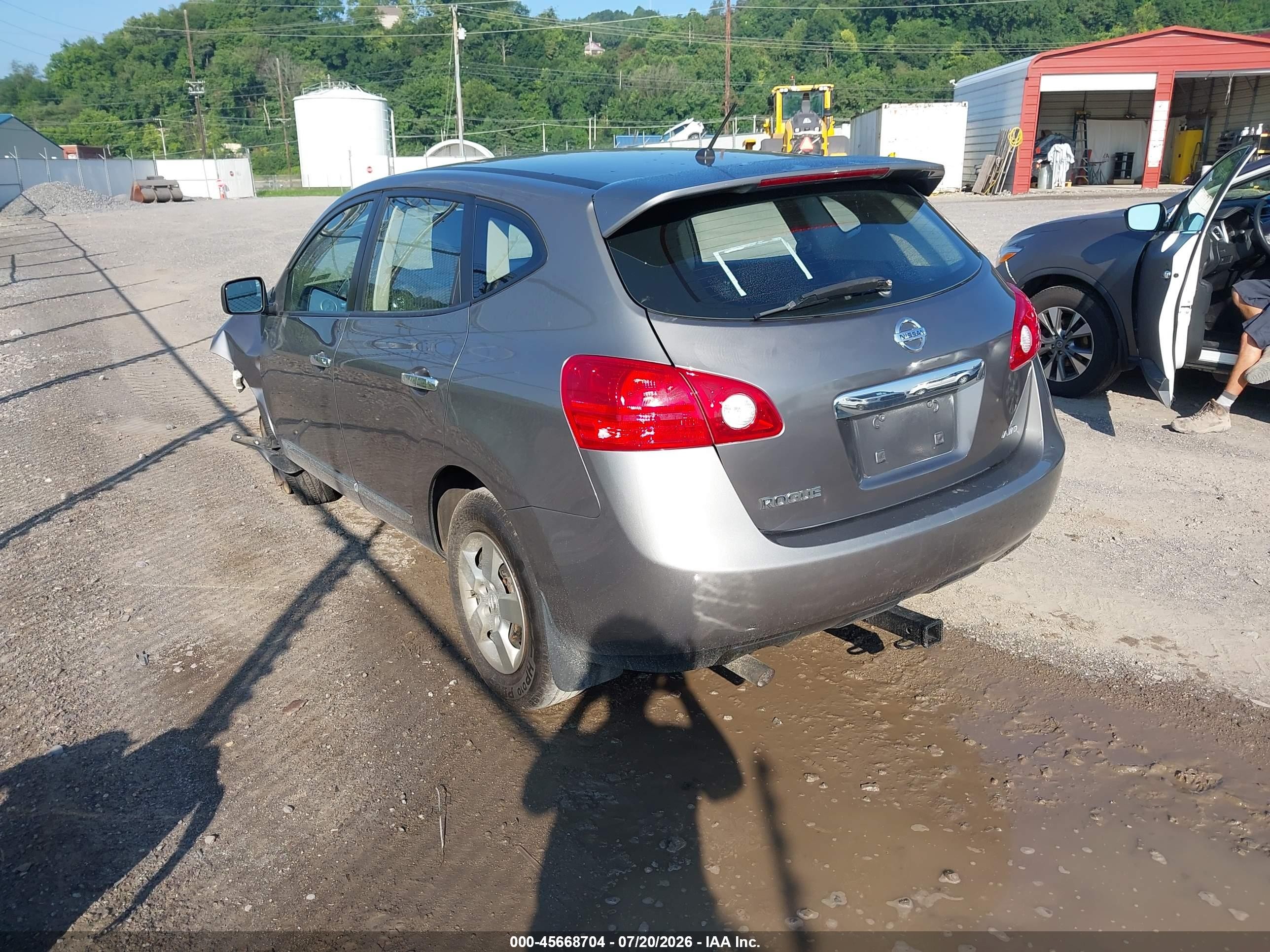 2012 Nissan Rogue S Gray vin: JN8AS5MV9CW388062