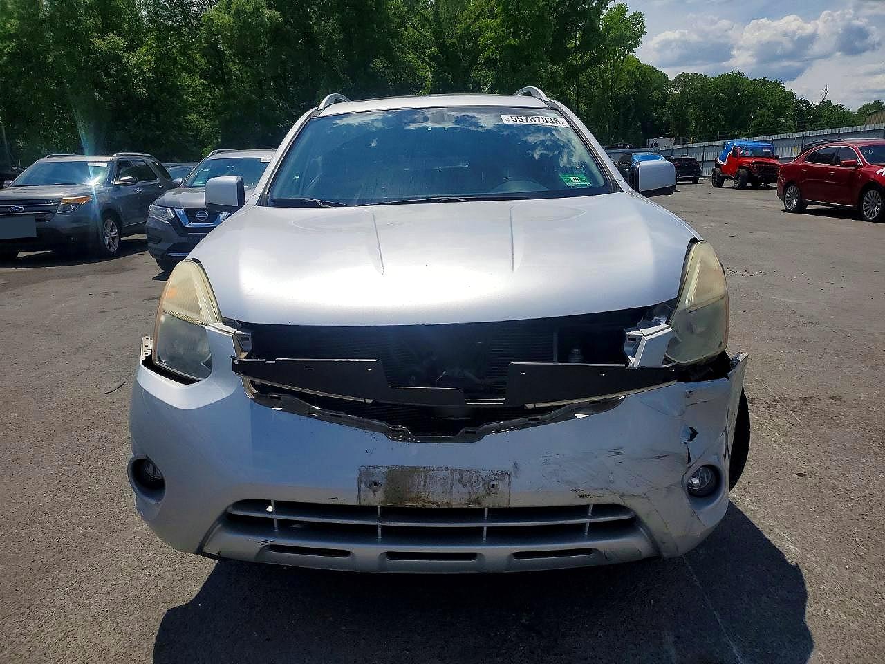 2012 Nissan Rogue S Silver vin: JN8AS5MV9CW390975