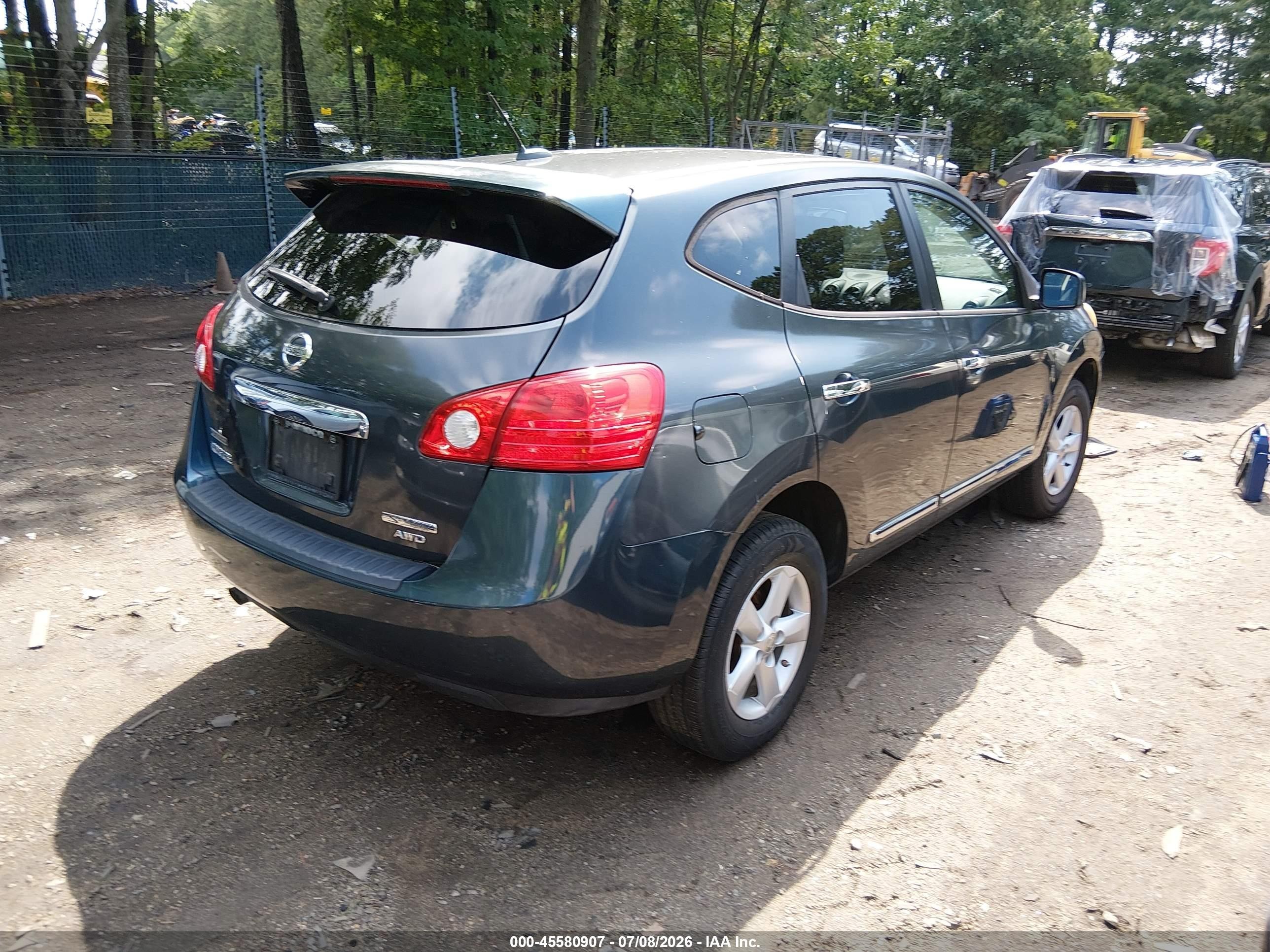 2012 Nissan Rogue S Blue vin: JN8AS5MV9CW392385