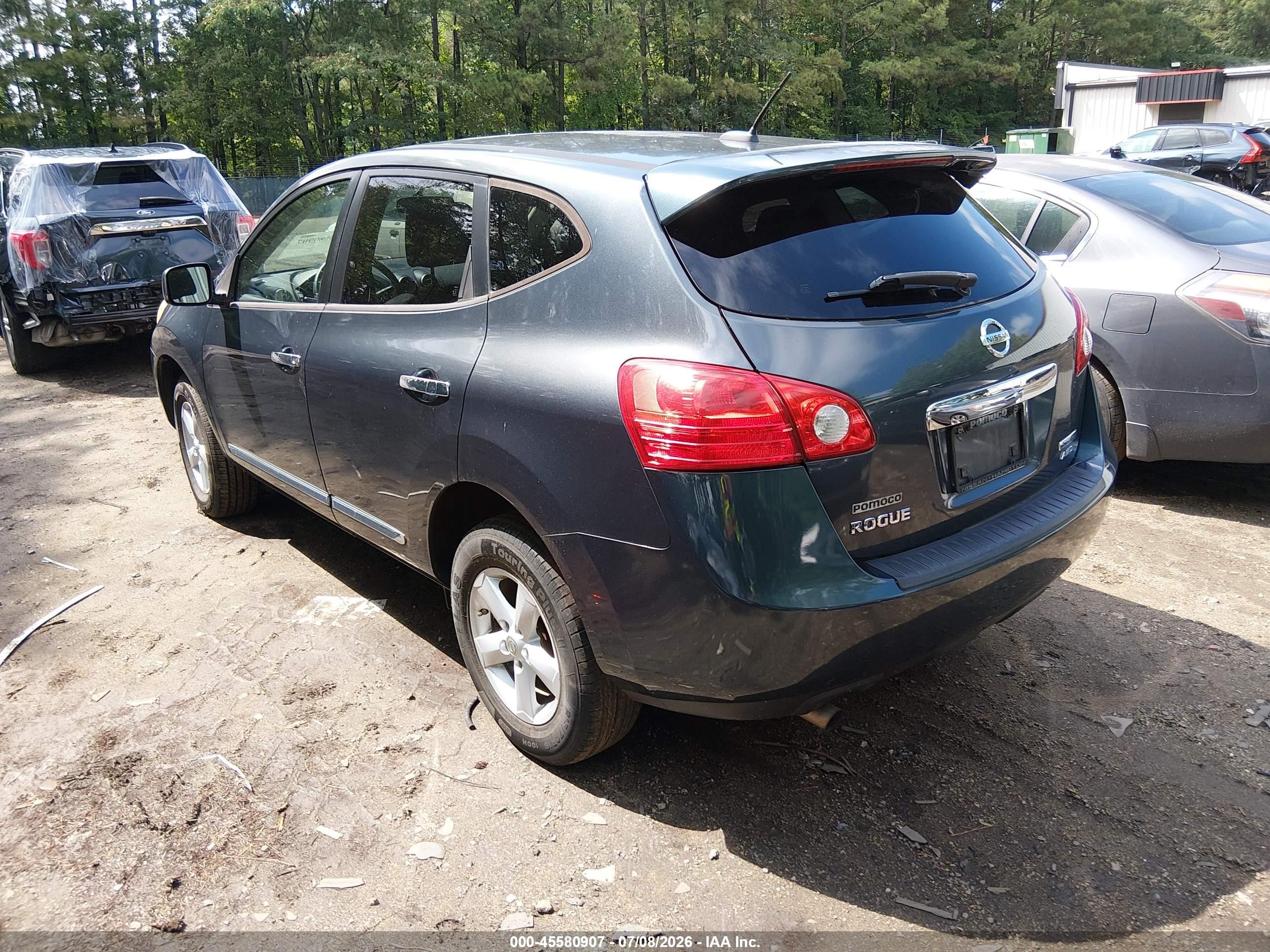2012 Nissan Rogue S Blue vin: JN8AS5MV9CW392385