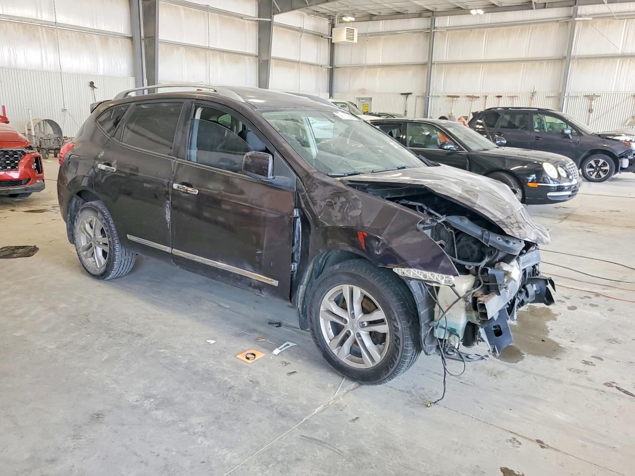 2012 Nissan Rogue S Purple vin: JN8AS5MV9CW392452