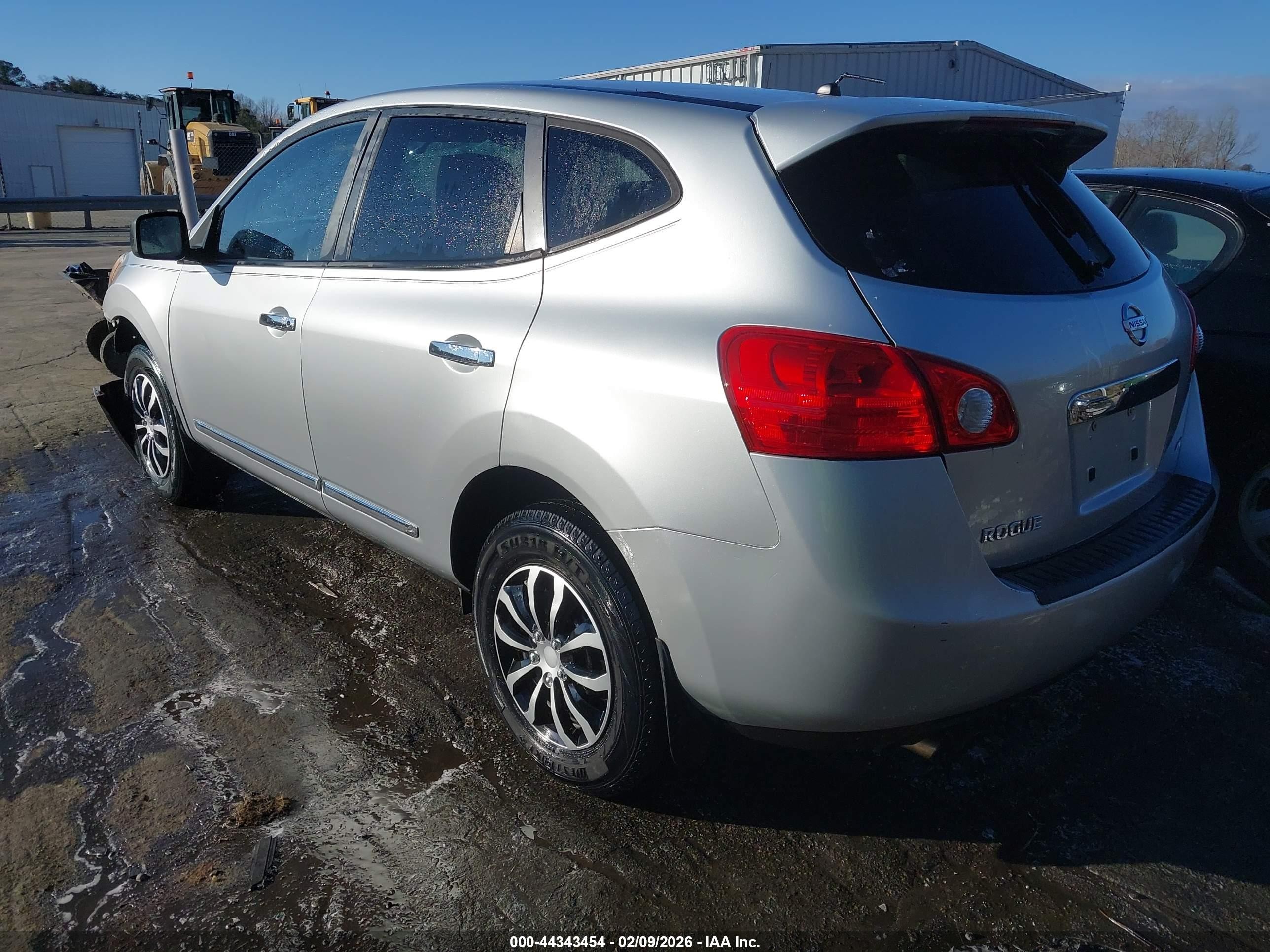 2012 Nissan Rogue S Silver vin: JN8AS5MV9CW392810