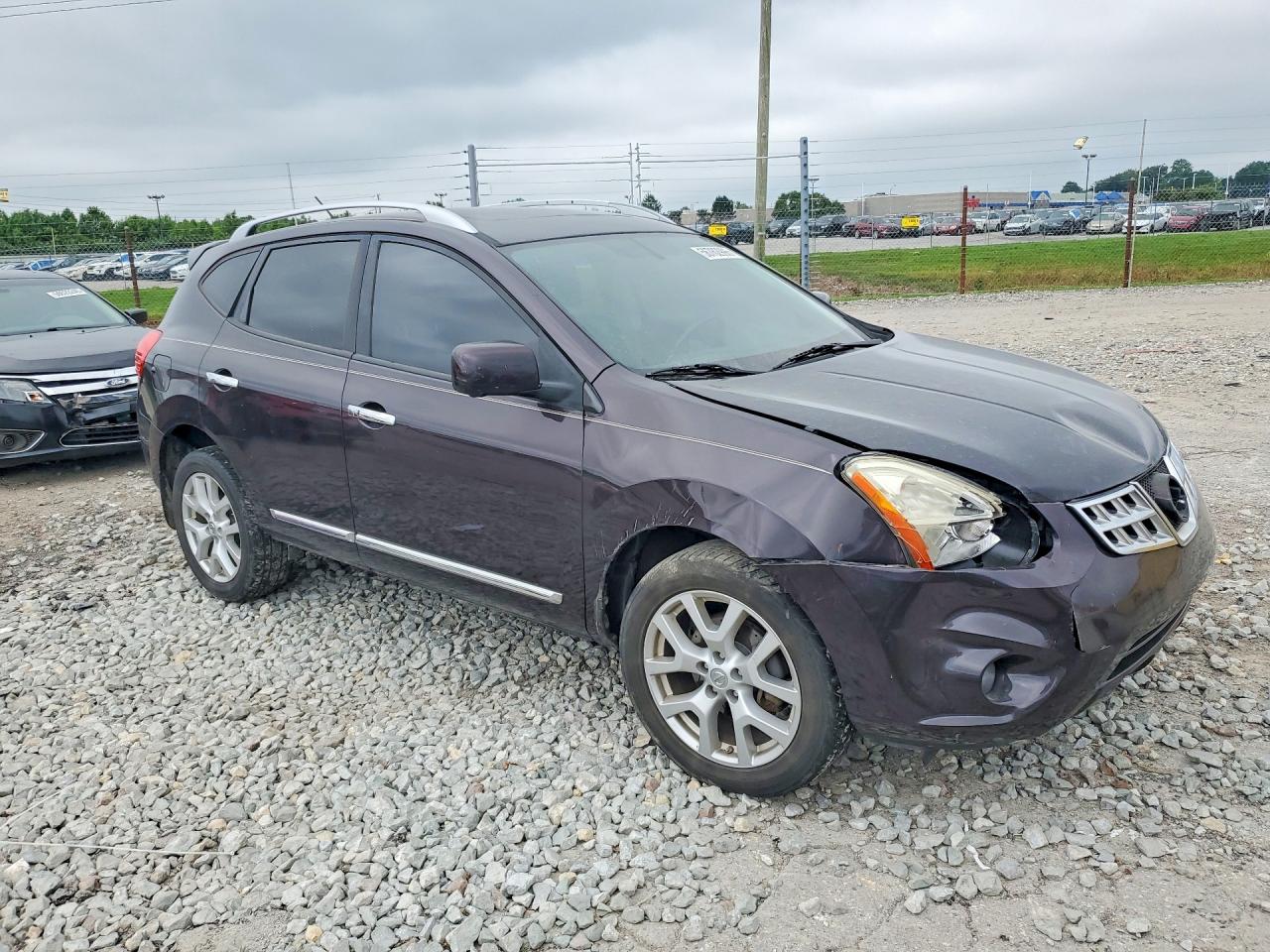 2012 Nissan Rogue S Purple vin: JN8AS5MV9CW394735