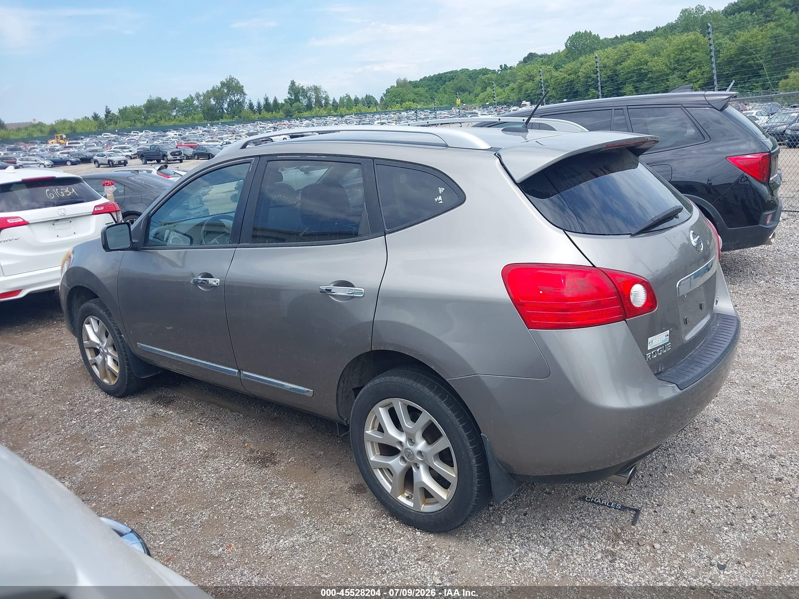 2012 Nissan Rogue Sv W/sl Pkg Tan vin: JN8AS5MV9CW395111