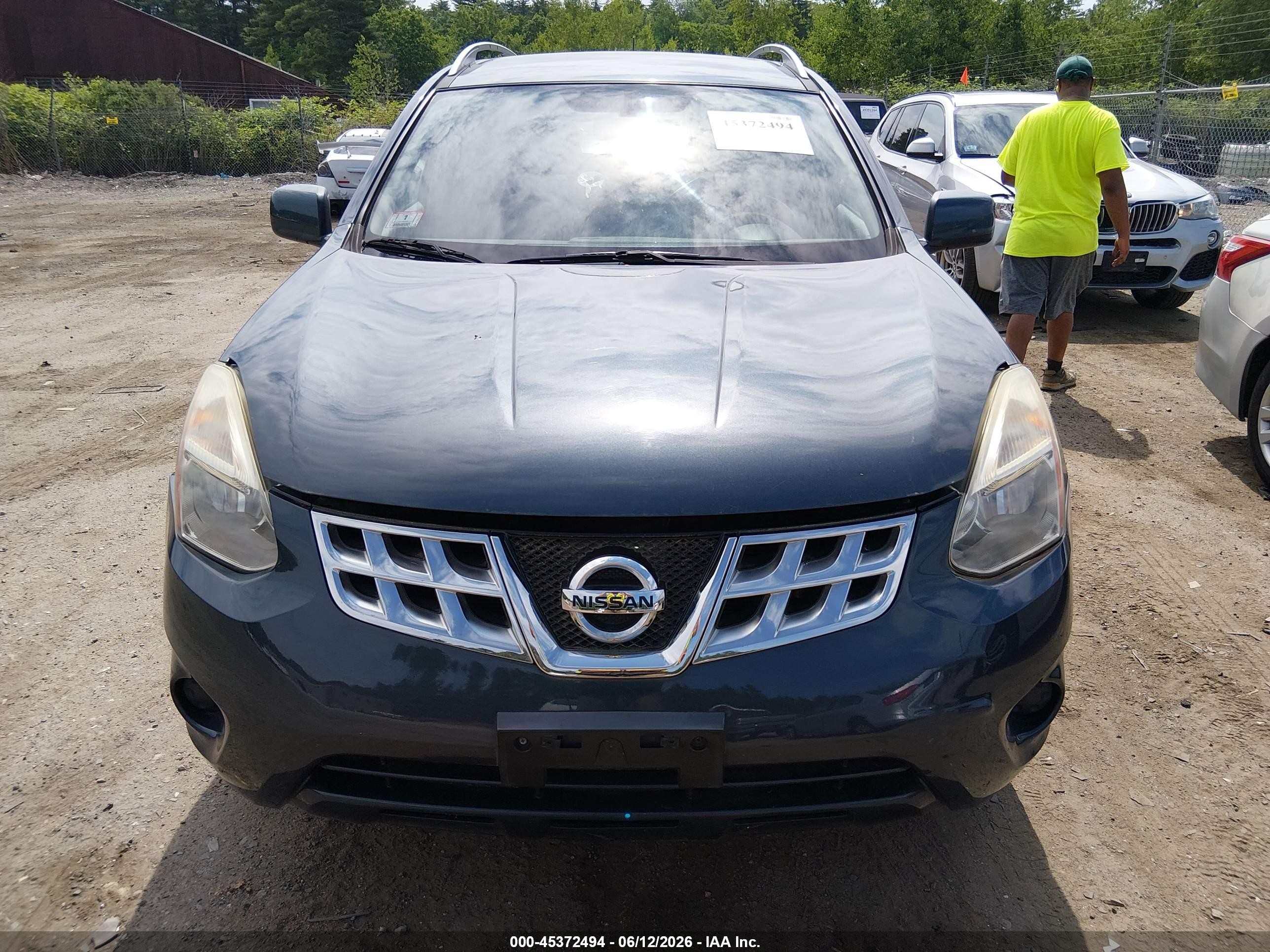 2012 Nissan Rogue Sv Blue vin: JN8AS5MV9CW396064
