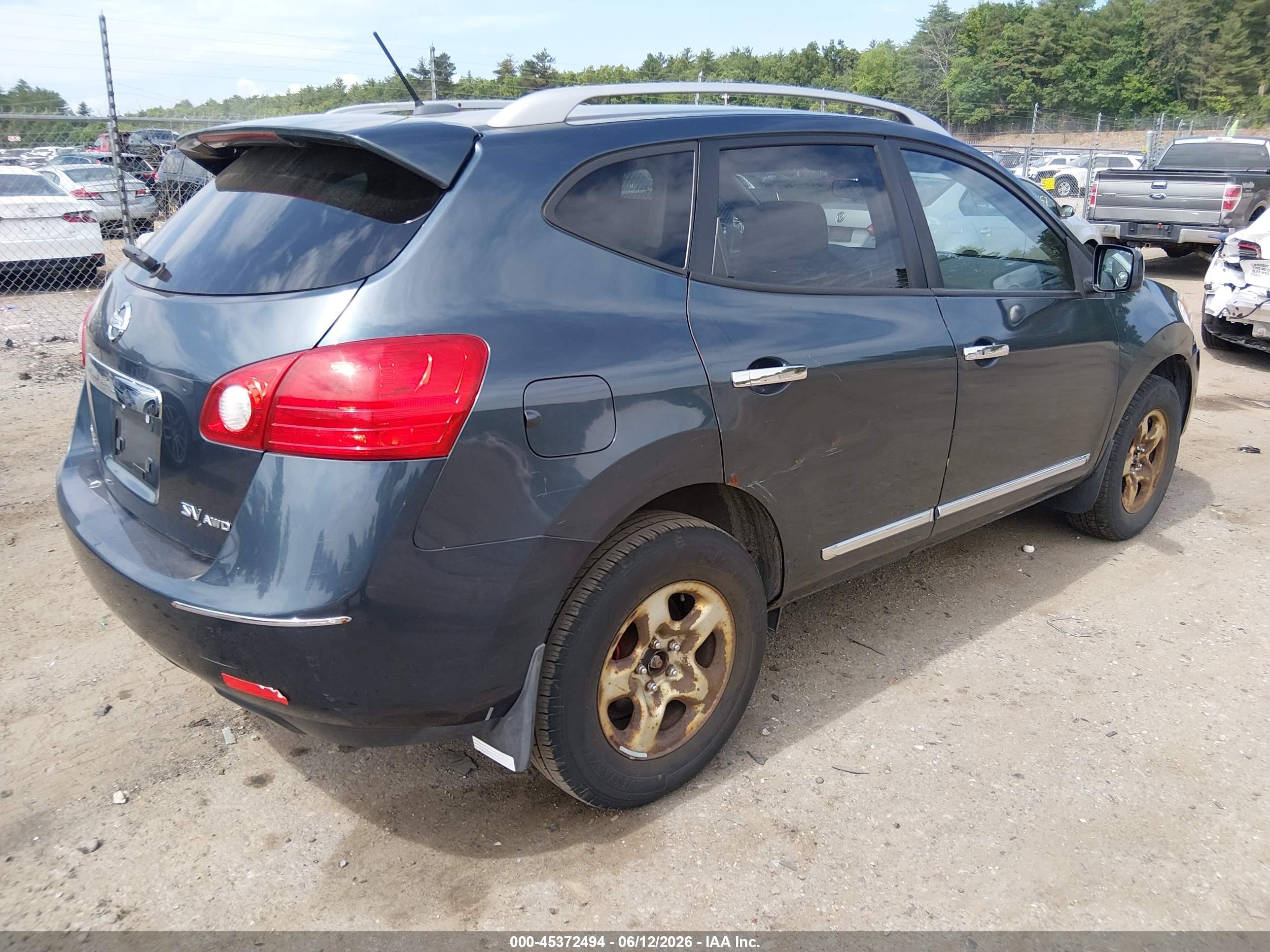 2012 Nissan Rogue Sv Blue vin: JN8AS5MV9CW396064