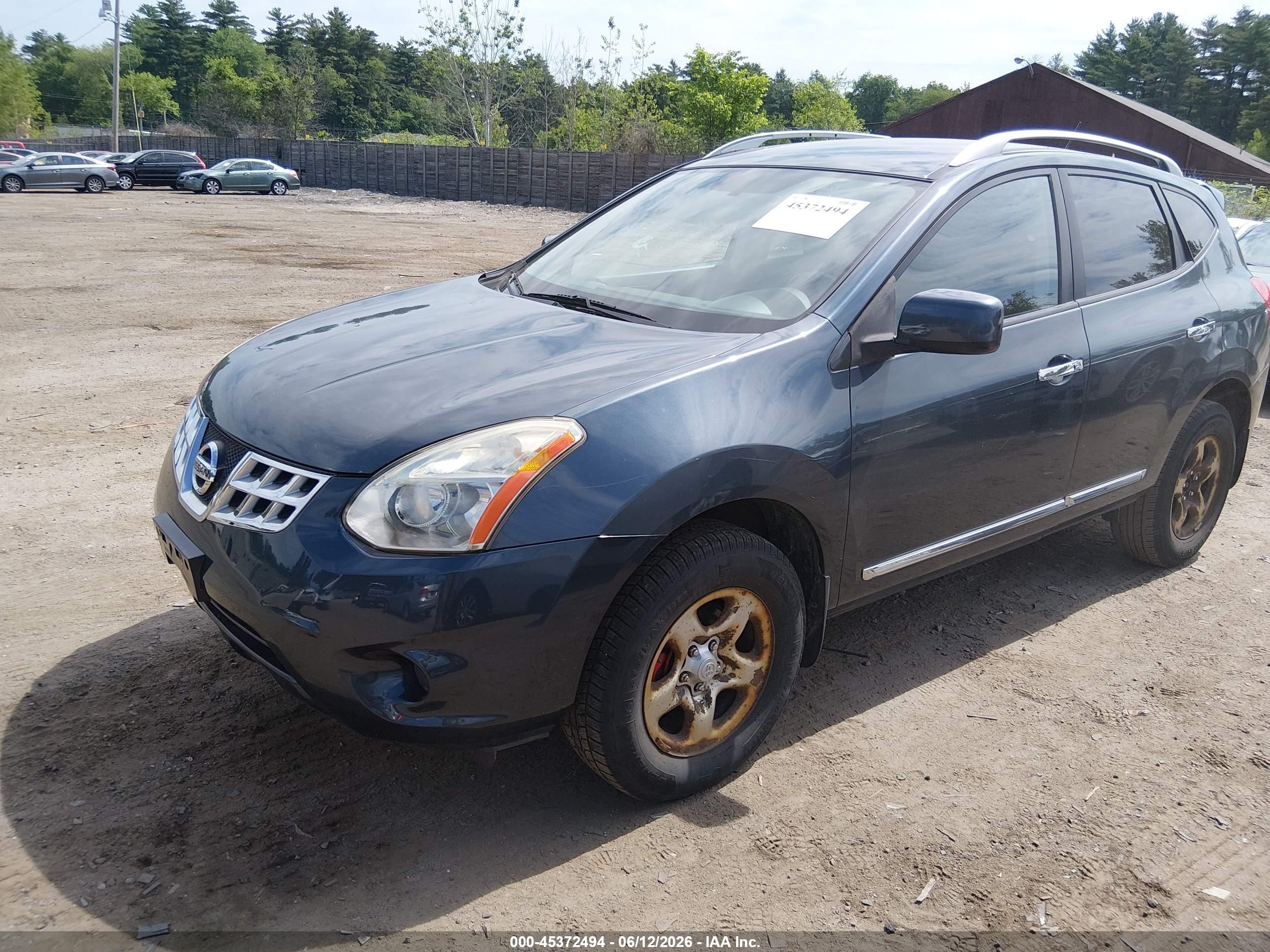2012 Nissan Rogue Sv Blue vin: JN8AS5MV9CW396064