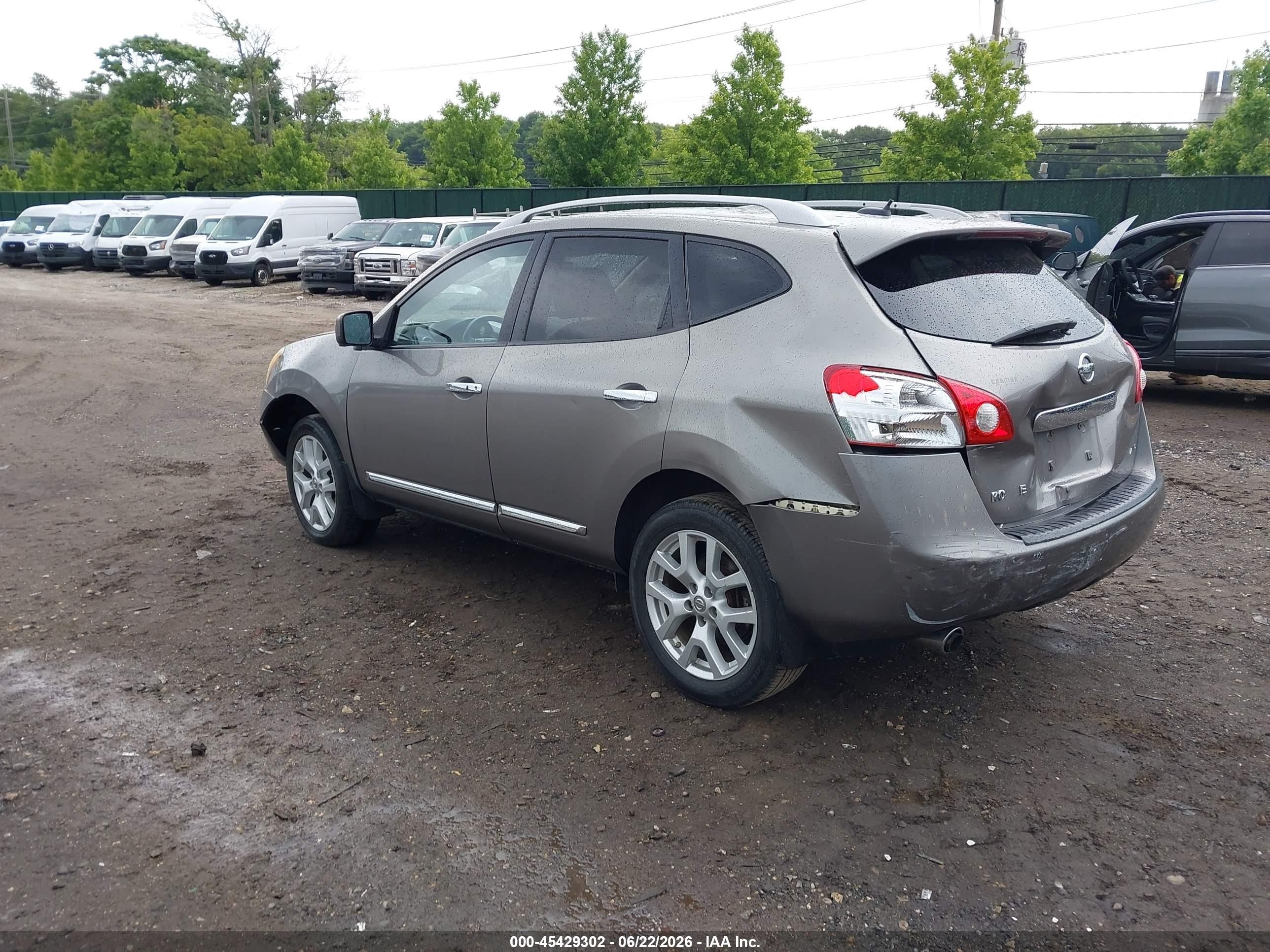 2012 Nissan Rogue Sv W/sl Pkg Brown vin: JN8AS5MV9CW396310