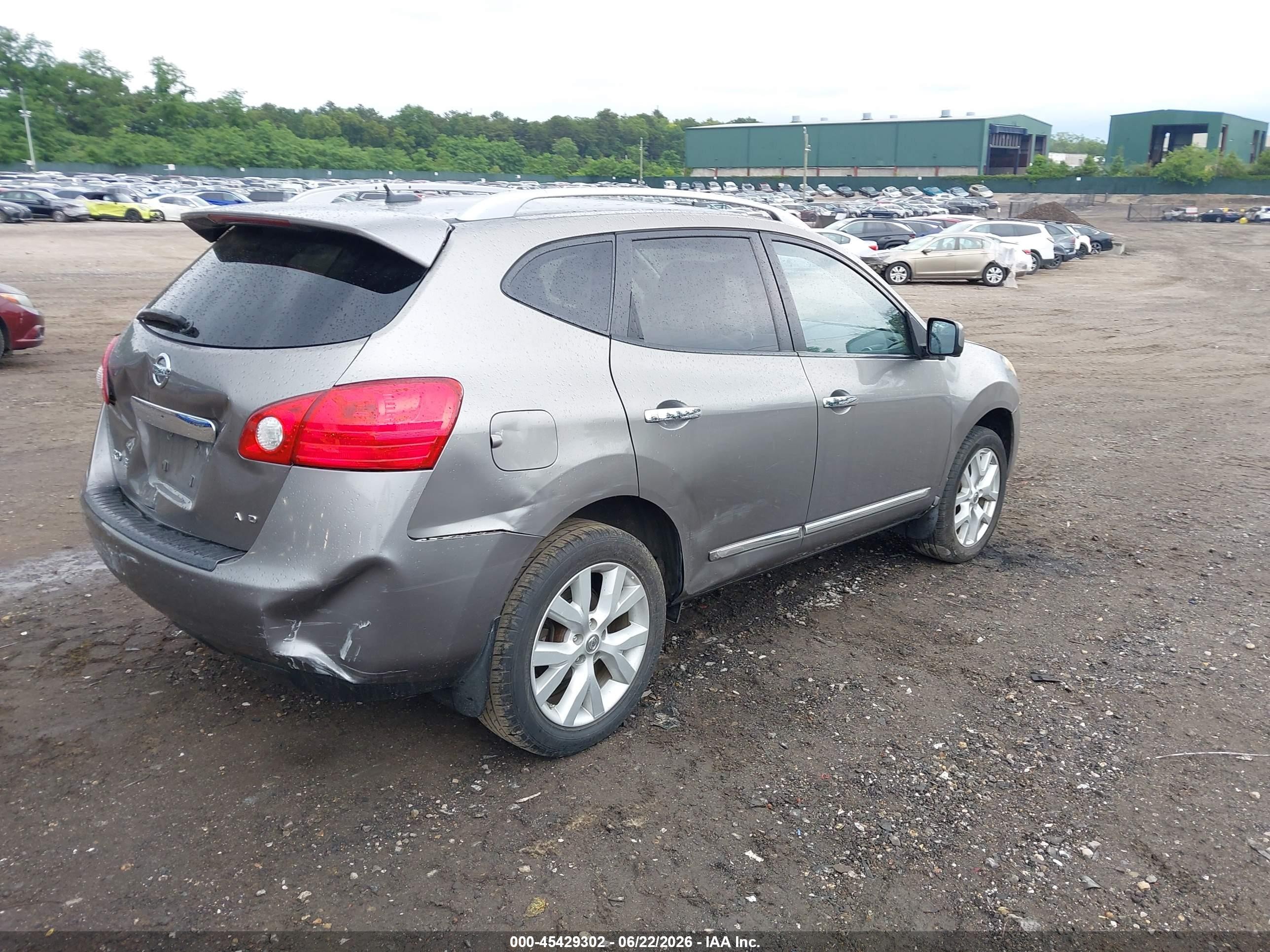 2012 Nissan Rogue Sv W/sl Pkg Brown vin: JN8AS5MV9CW396310