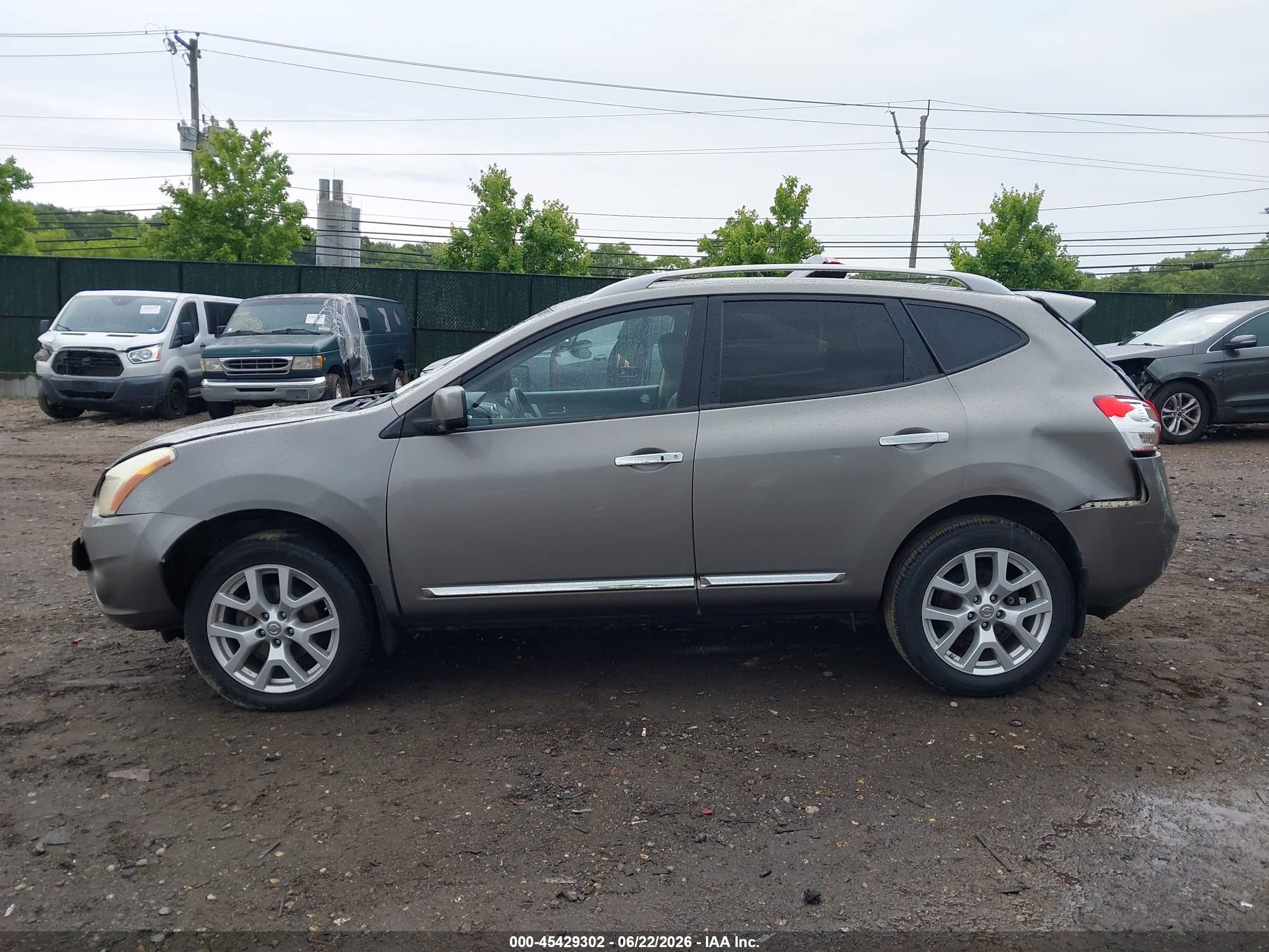 2012 Nissan Rogue Sv W/sl Pkg Brown vin: JN8AS5MV9CW396310