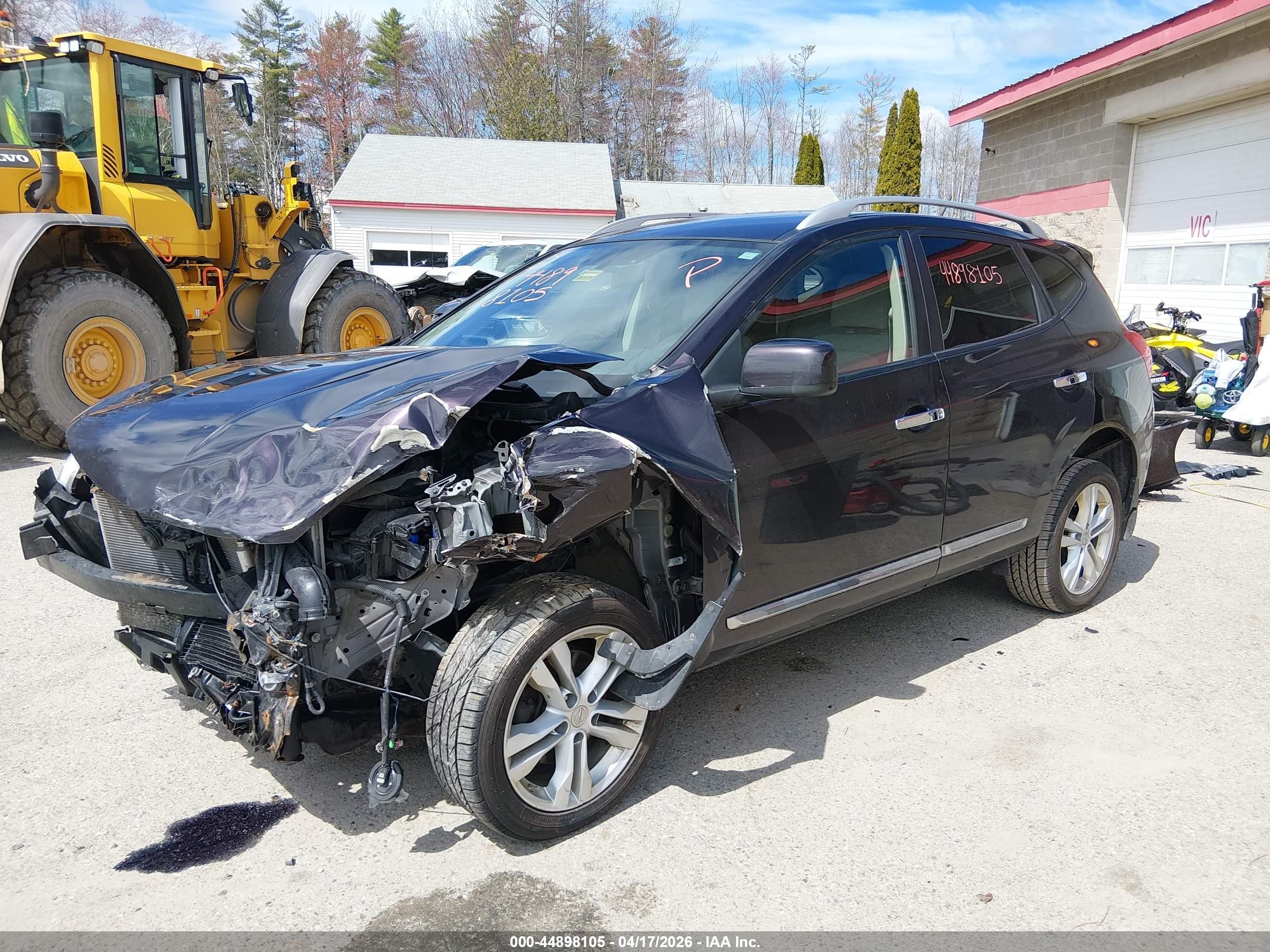 2012 Nissan Rogue Sv Черный vin: JN8AS5MV9CW403983