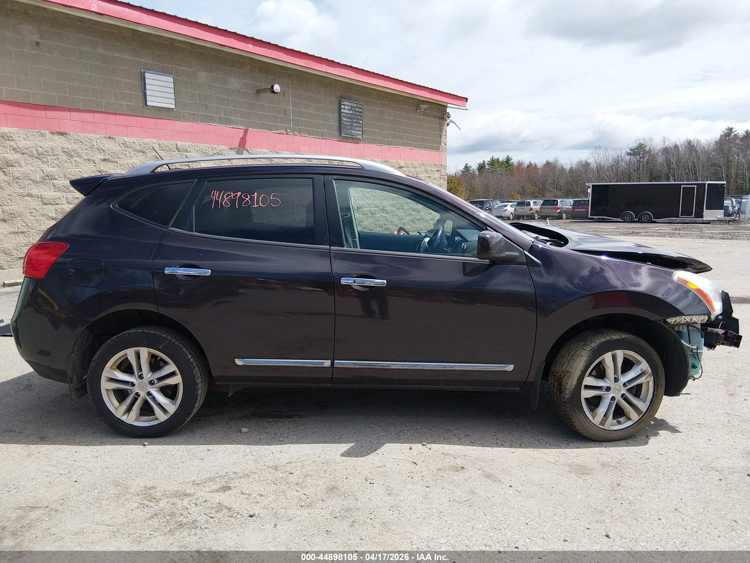 2012 Nissan Rogue Sv Черный vin: JN8AS5MV9CW403983