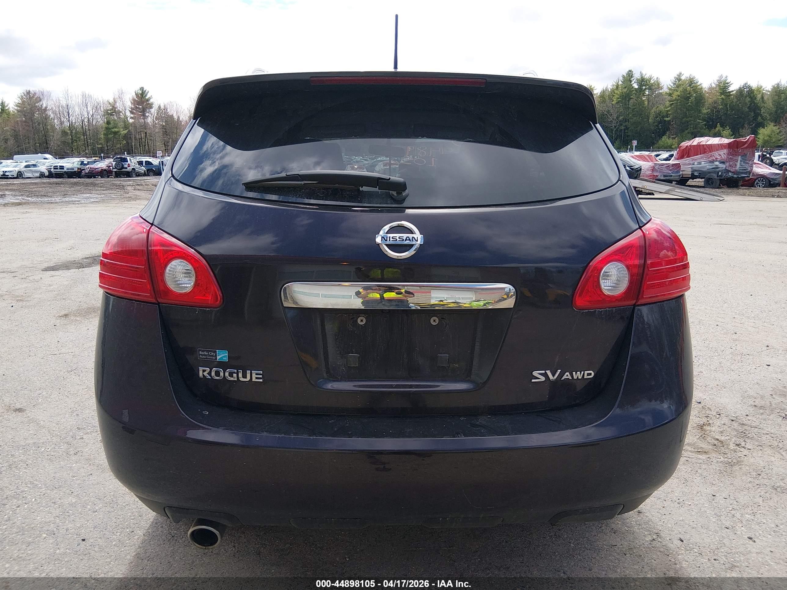 2012 Nissan Rogue Sv Черный vin: JN8AS5MV9CW403983