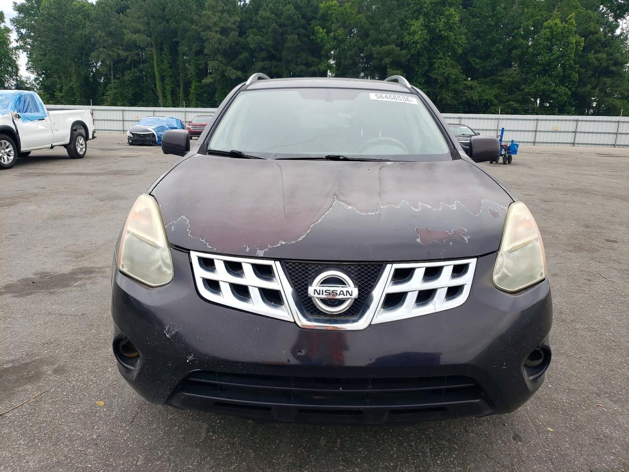 2012 Nissan Rogue S Black vin: JN8AS5MV9CW409458
