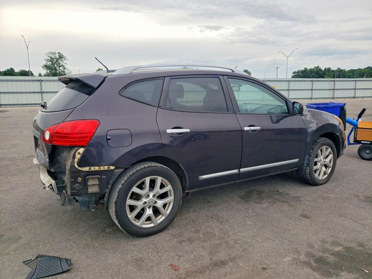 2012 Nissan Rogue S Black vin: JN8AS5MV9CW409458