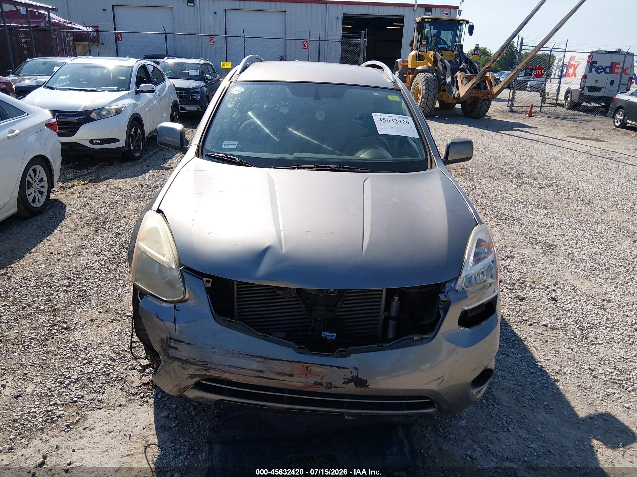 2012 Nissan Rogue Sv Silver vin: JN8AS5MV9CW417107