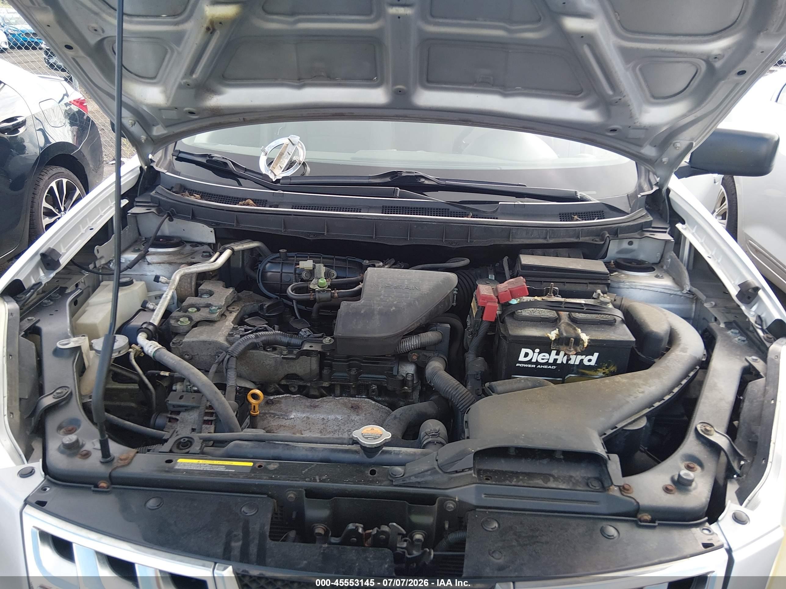 2012 Nissan Rogue S Silver vin: JN8AS5MV9CW700252