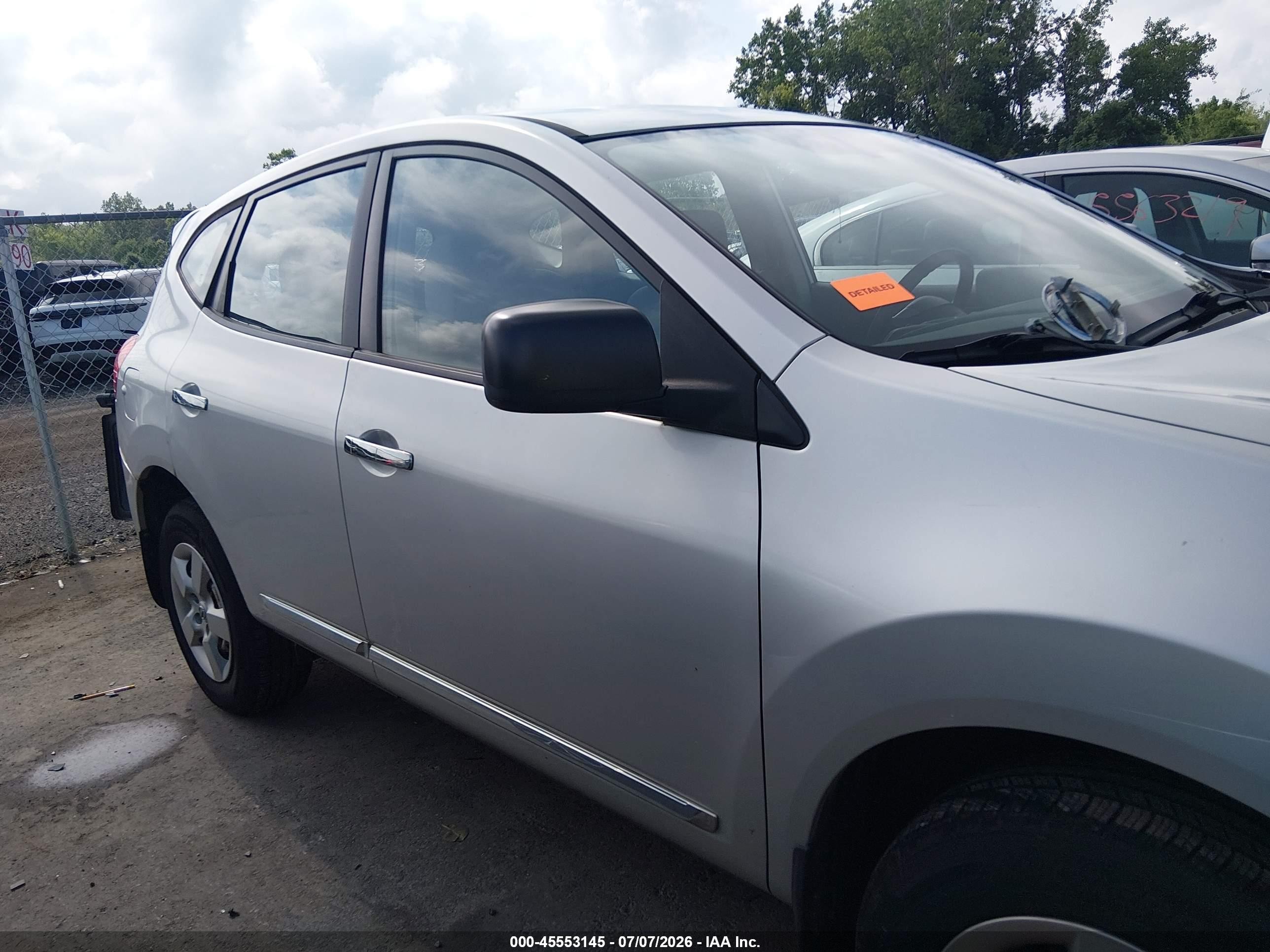 2012 Nissan Rogue S Silver vin: JN8AS5MV9CW700252