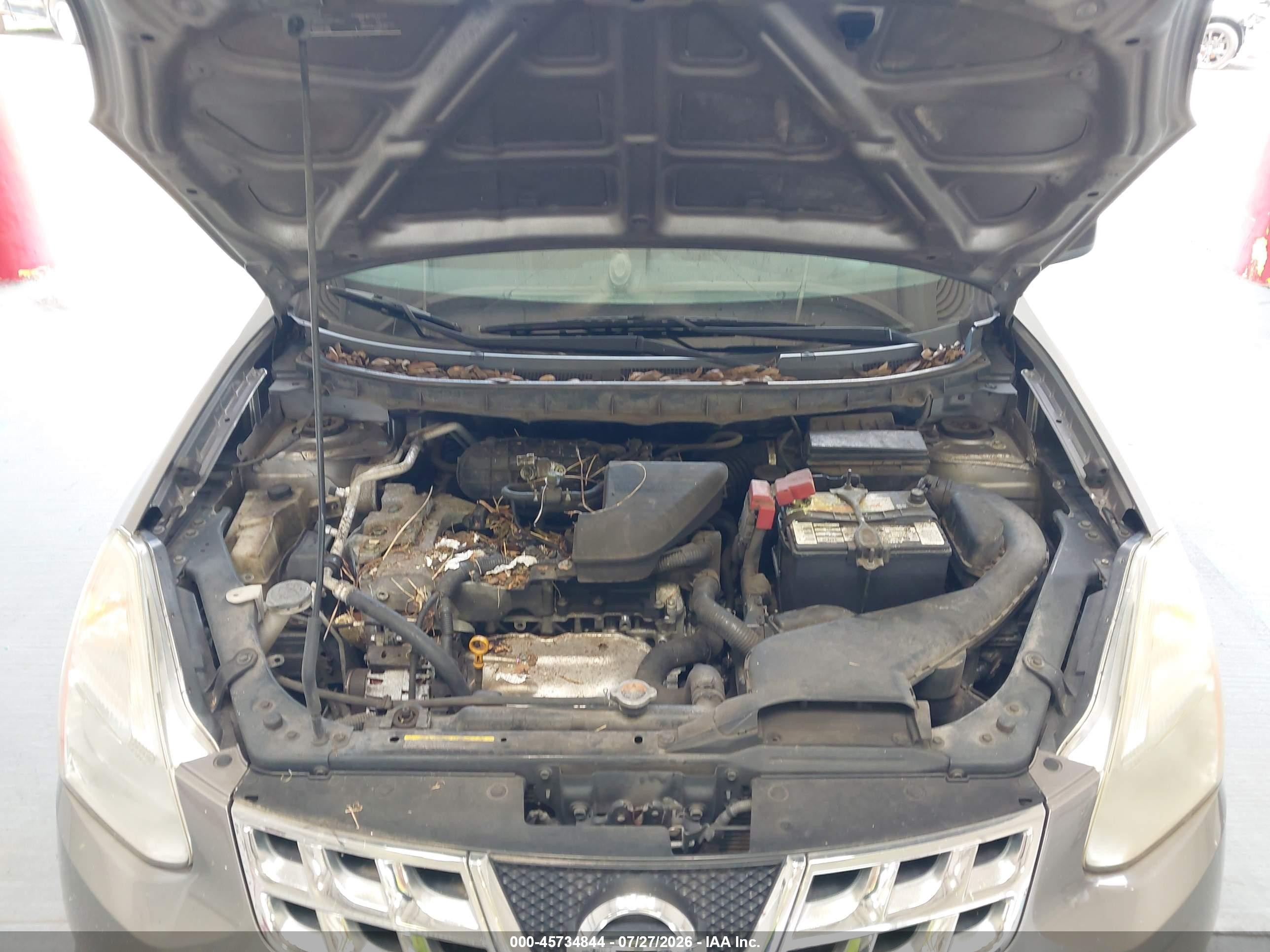 2012 Nissan Rogue S Gray vin: JN8AS5MV9CW700509